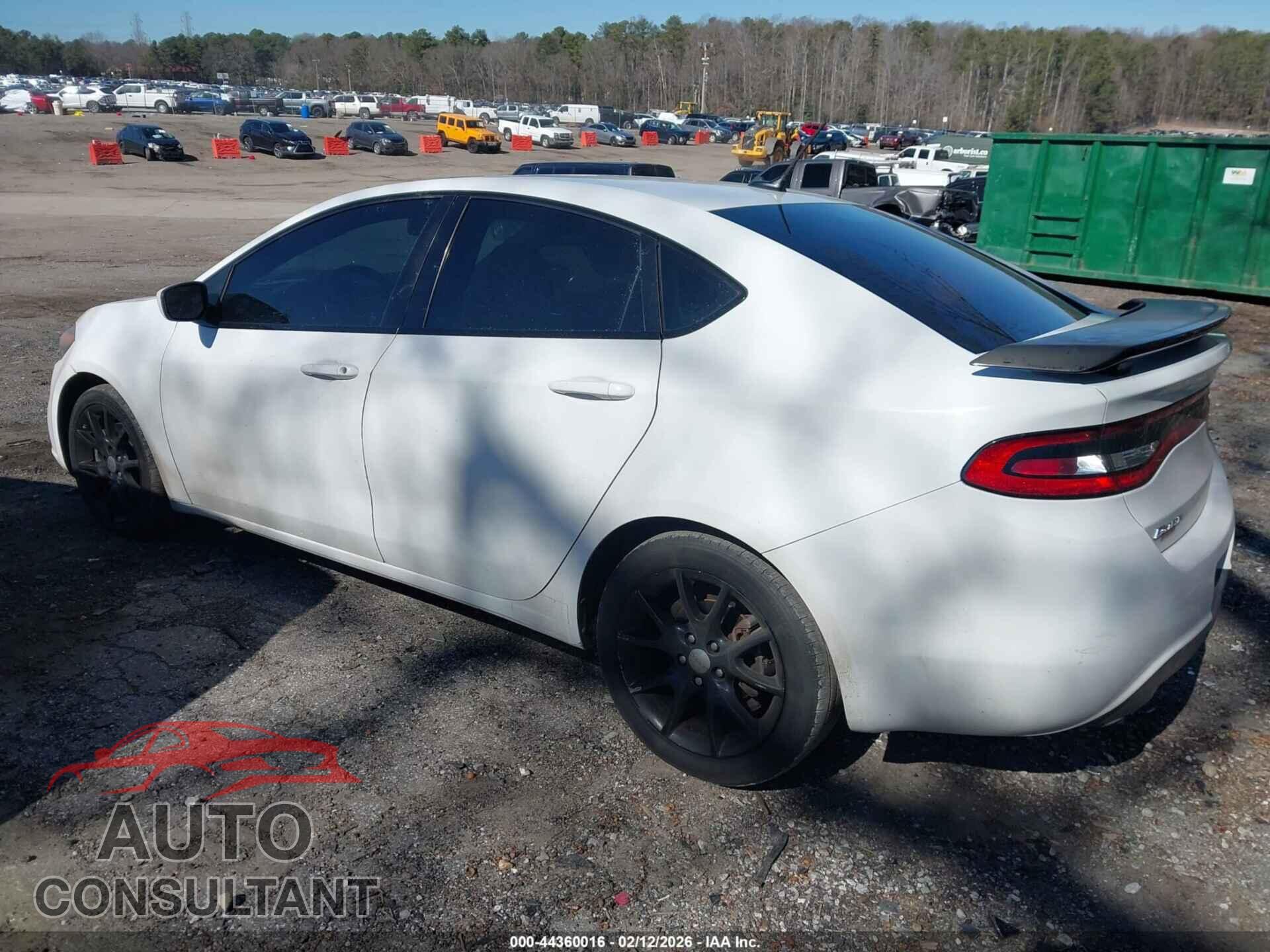 DODGE DART 2013 - 1C3CDFBA6DD103209