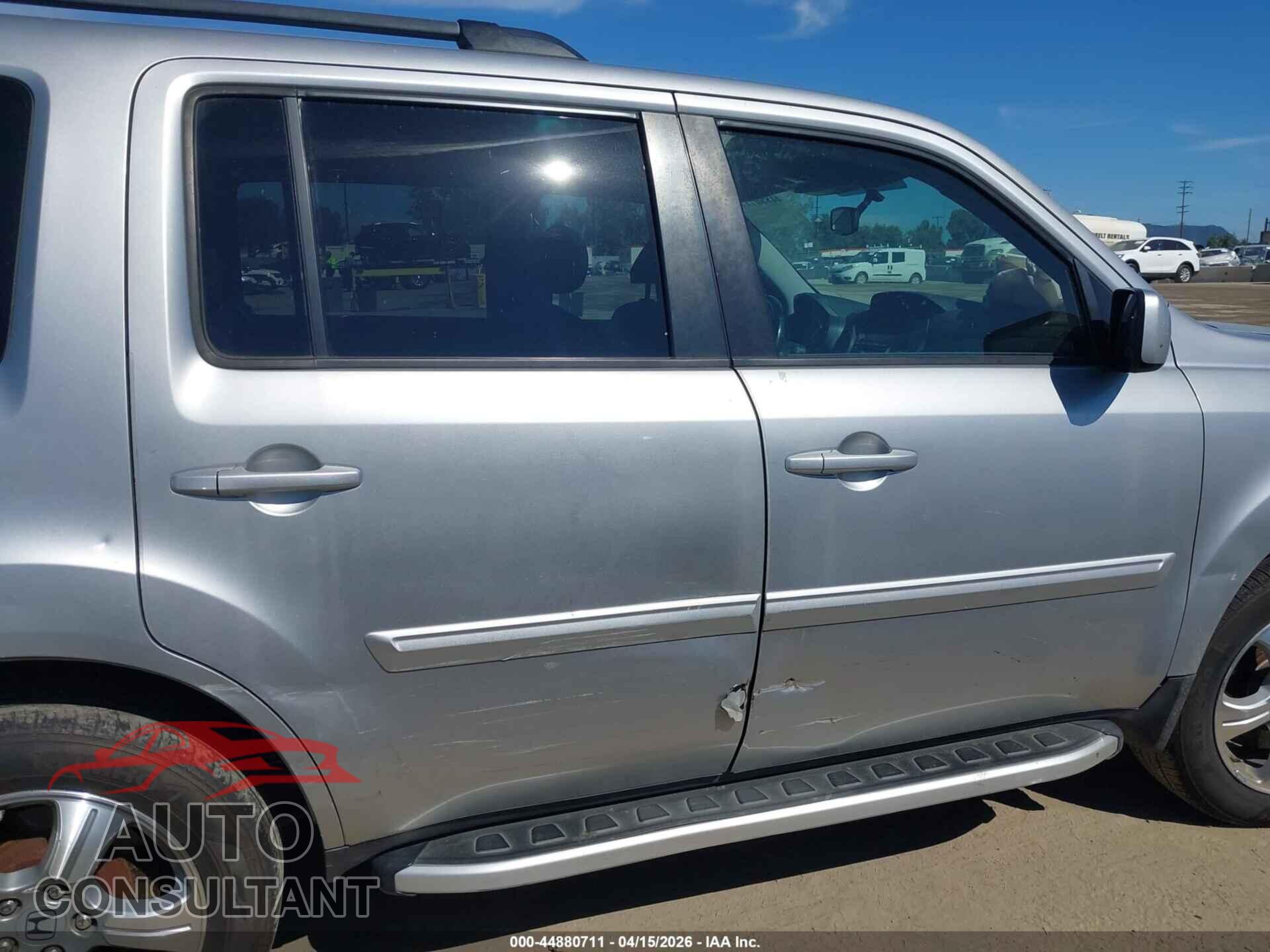HONDA PILOT 2013 - 5FNYF3H53DB042009