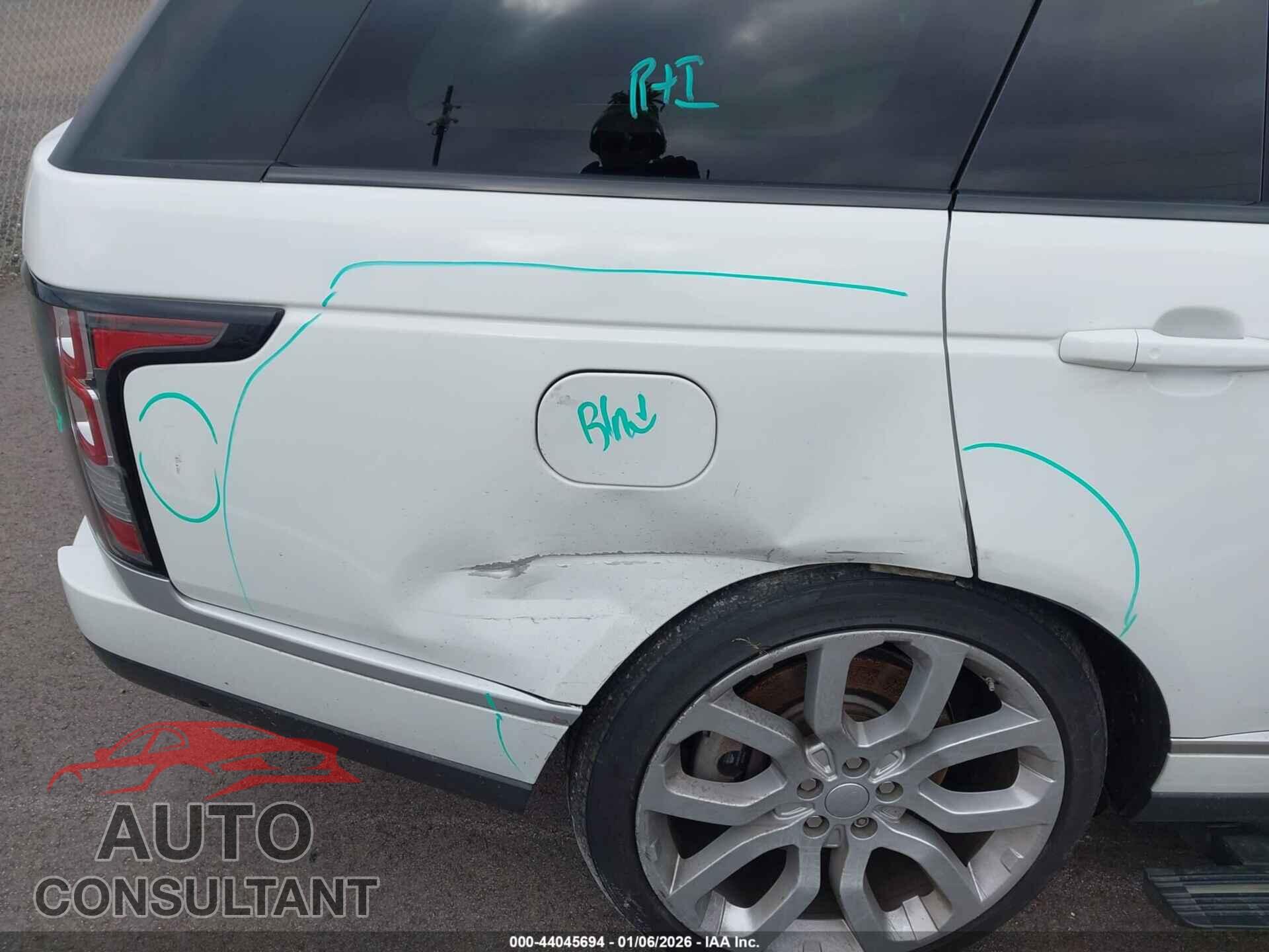 LAND ROVER RANGE ROVER 2016 - SALGS2EF2GA285069