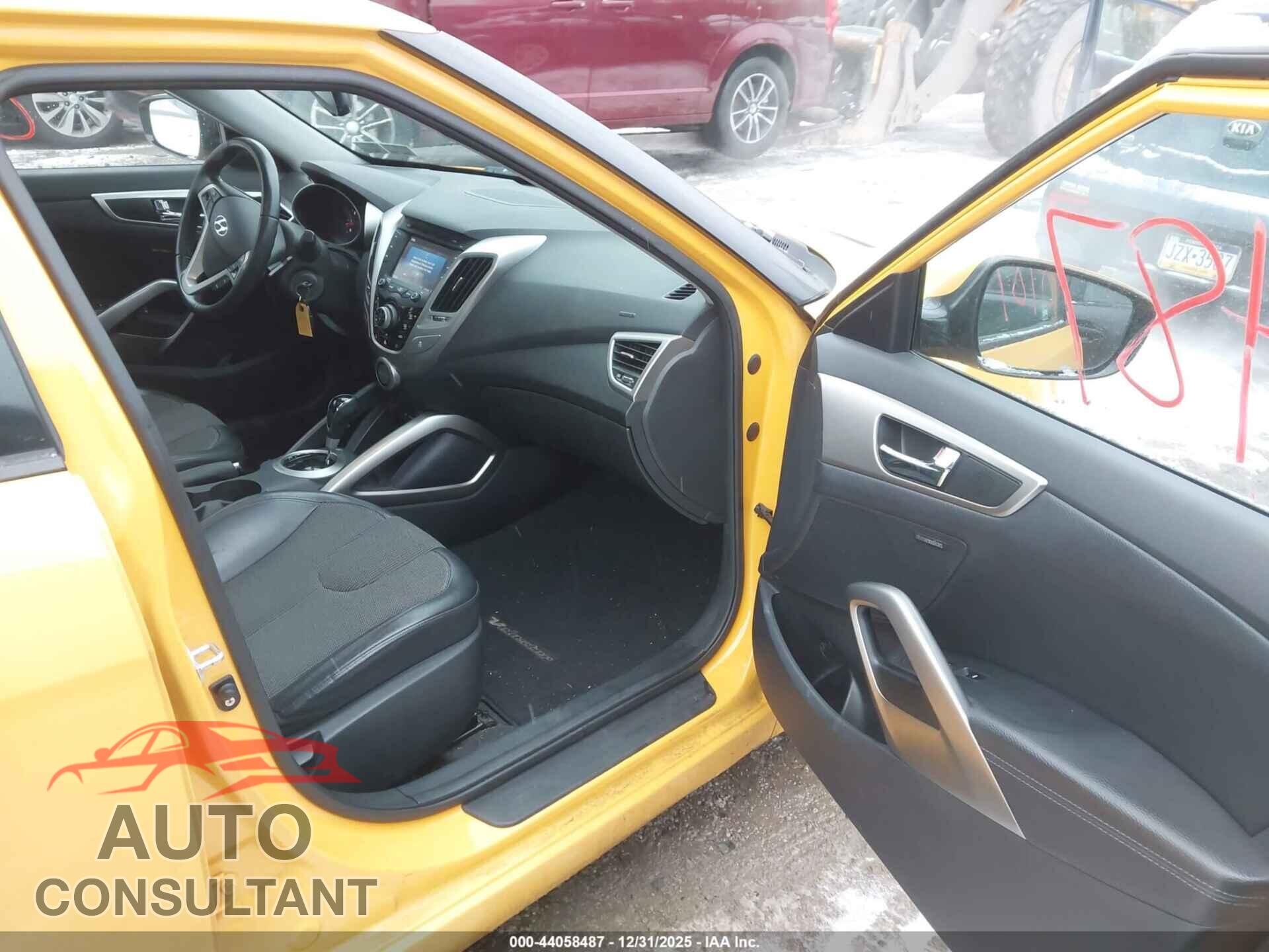 HYUNDAI VELOSTER 2012 - KMHTC6AD0CU050009