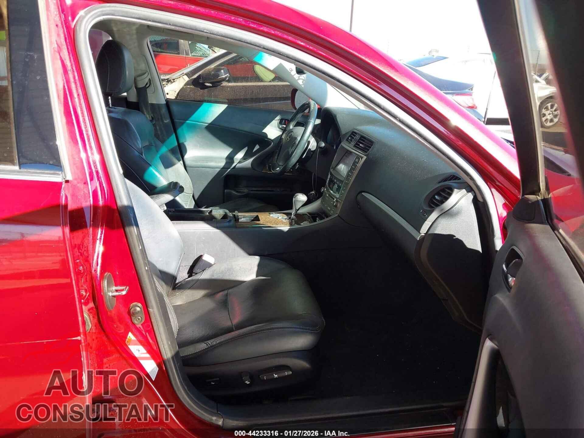 LEXUS IS 250 2011 - JTHBF5C29B5149352