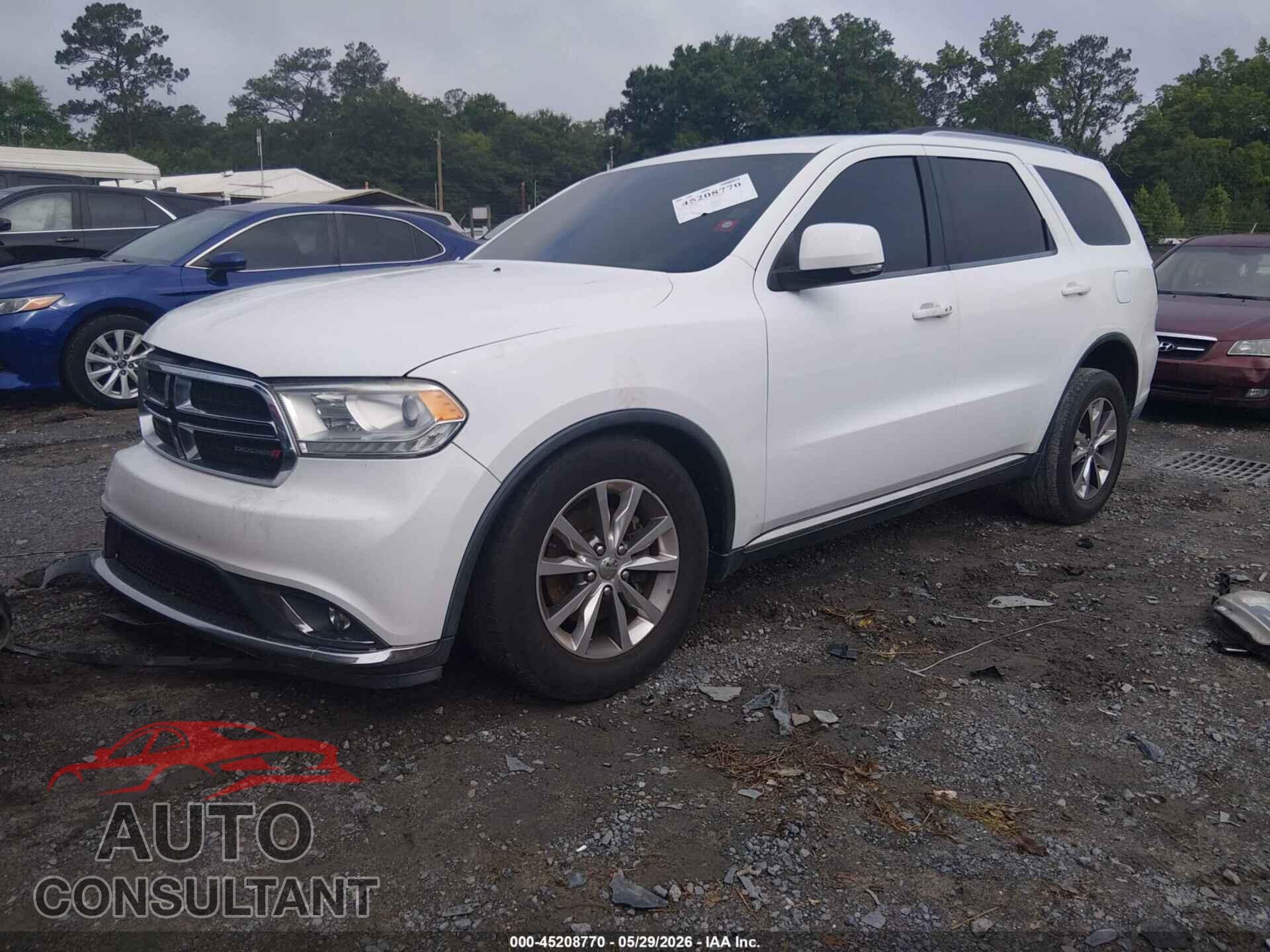 DODGE DURANGO 2015 - 1C4RDHDG9FC784316
