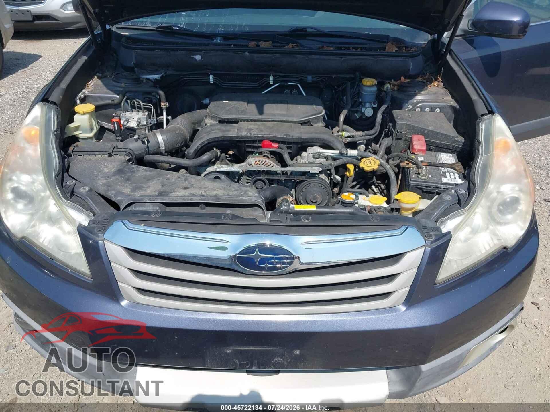 SUBARU OUTBACK 2012 - 4S4BRBLCXC3281612