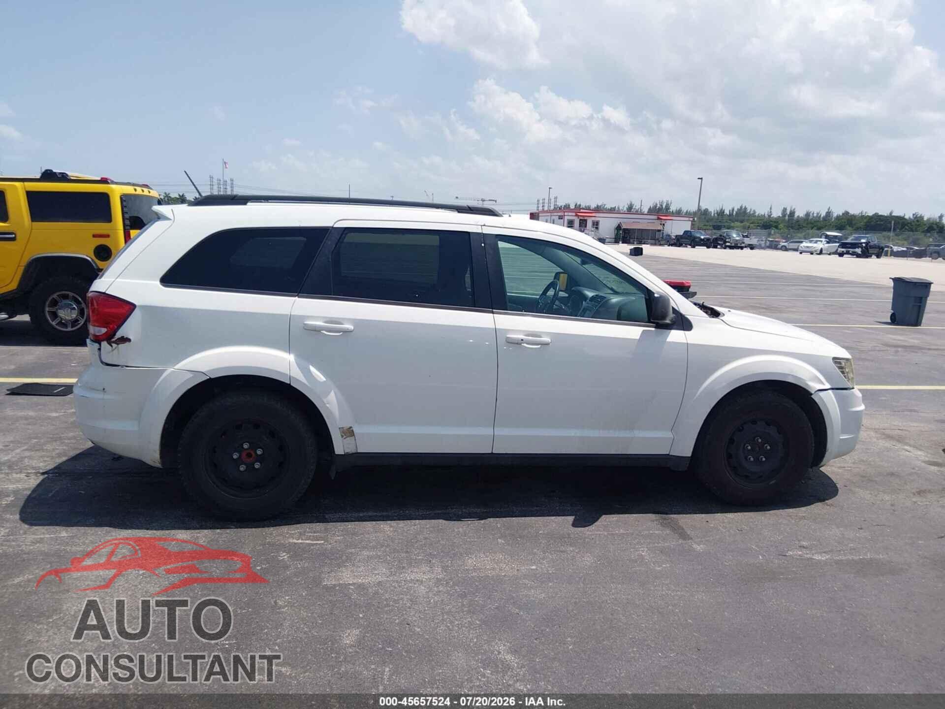 DODGE JOURNEY 2012 - 3C4PDCAB5CT289985