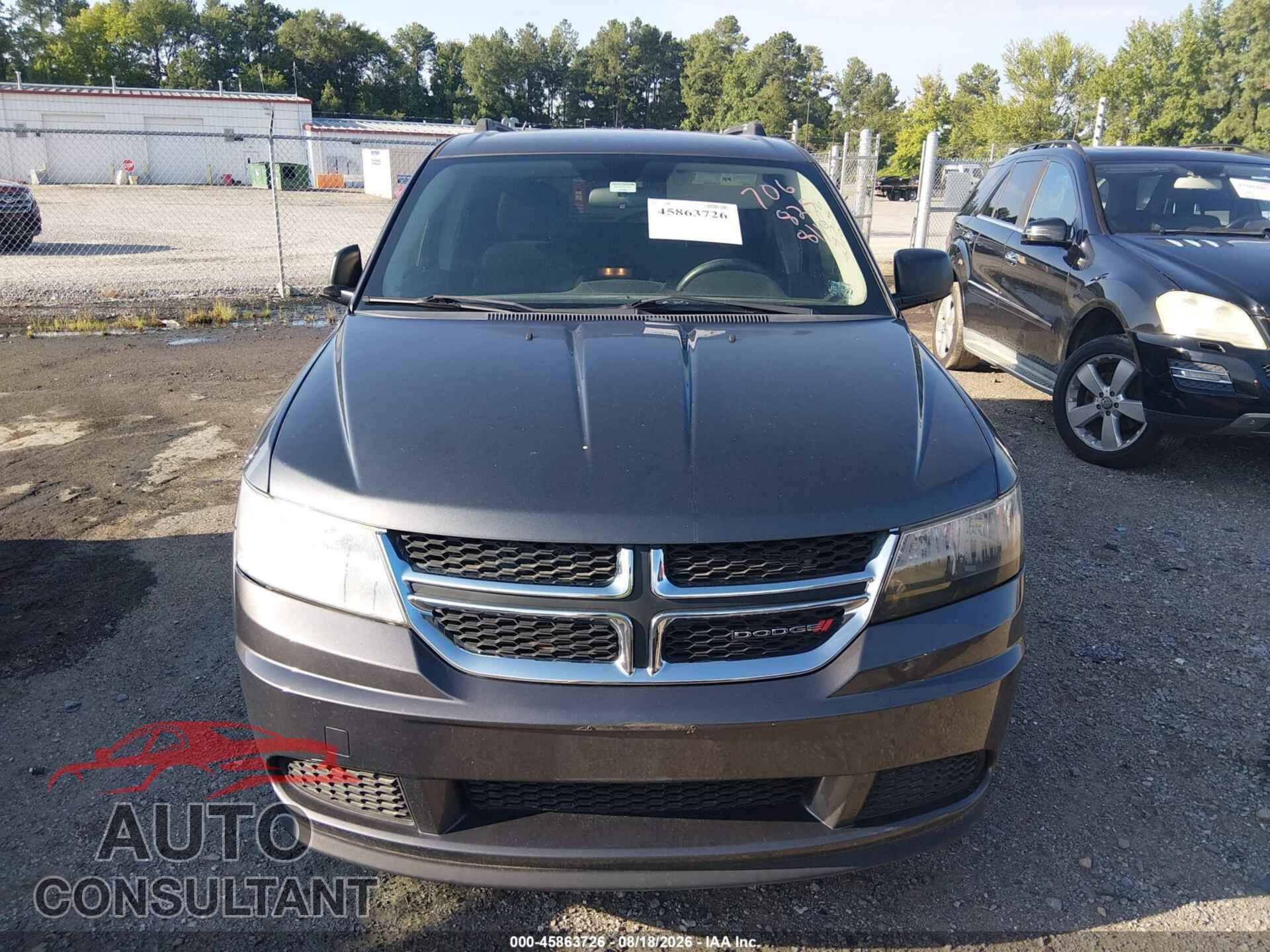DODGE JOURNEY 2017 - 3C4PDCAB0HT706825