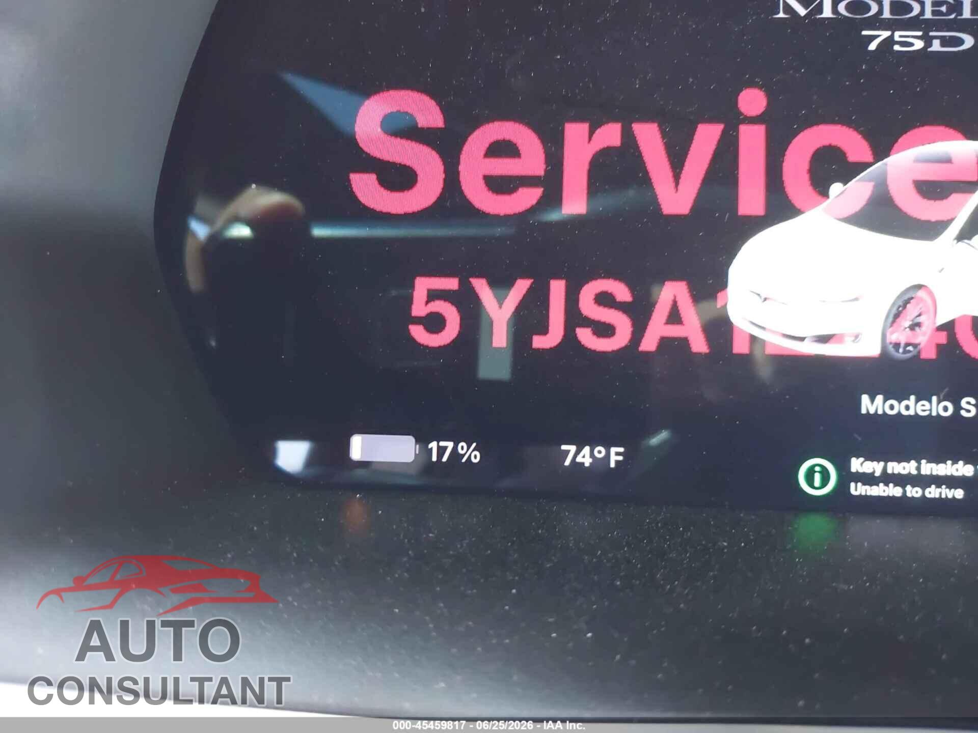 TESLA MODEL S 2016 - 5YJSA1E24GF175675