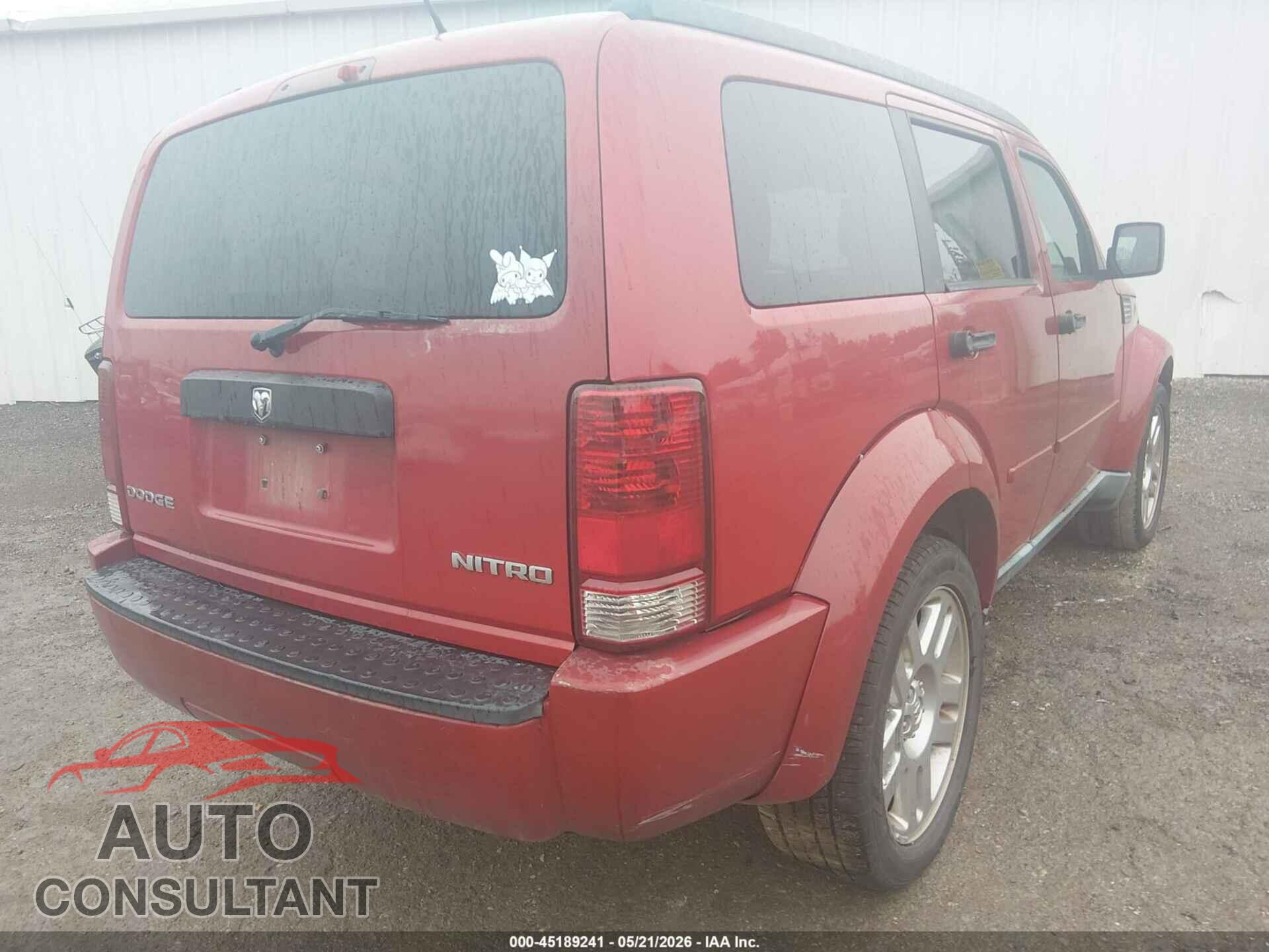 DODGE NITRO 2011 - 1D4PT4GK4BW603105
