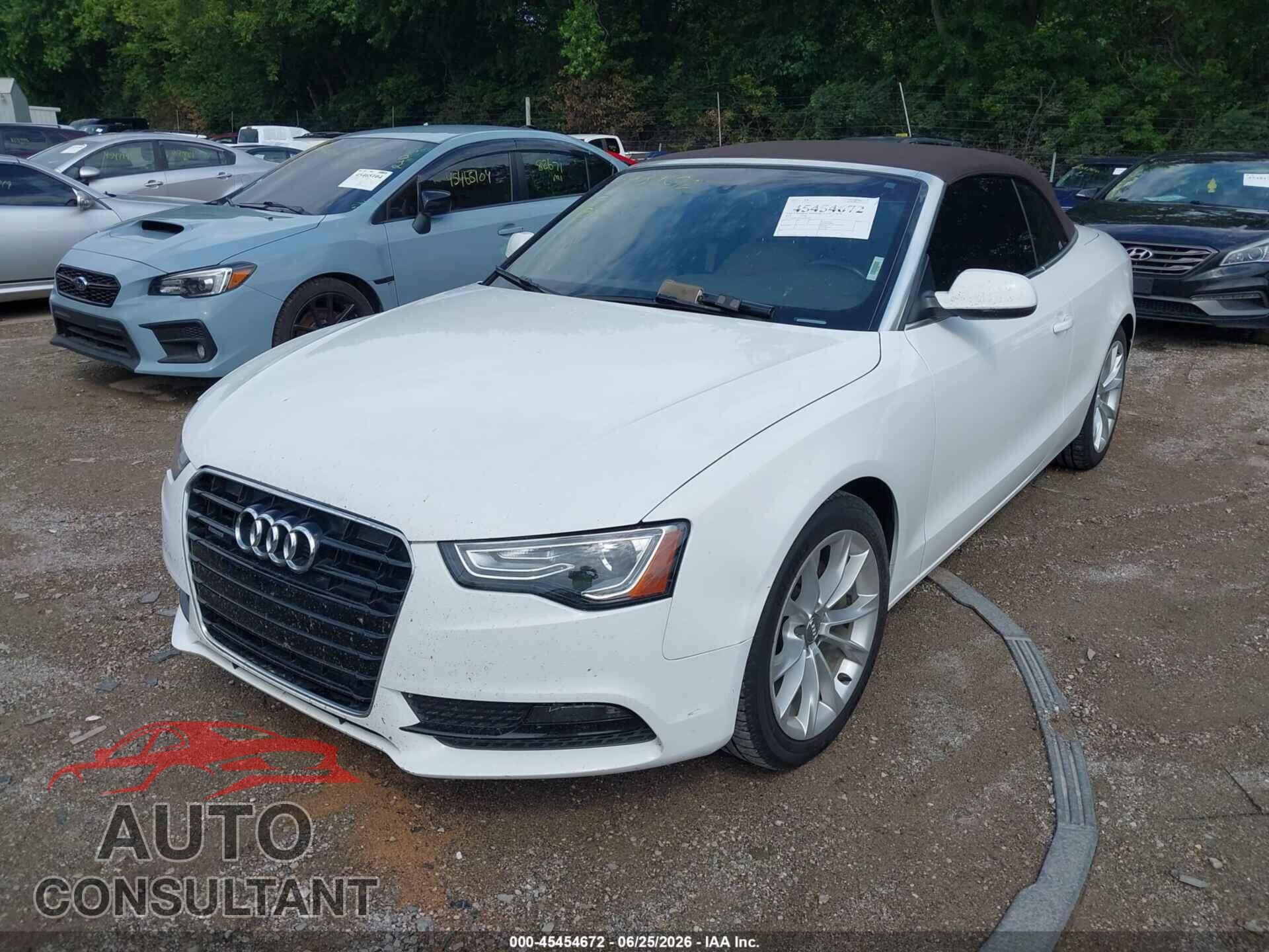AUDI A5 2013 - WAULFAFH2DN005902