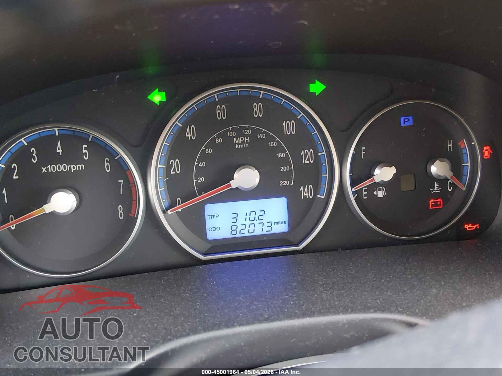 HYUNDAI SANTA FE 2009 - 5NMSH13E19H257373