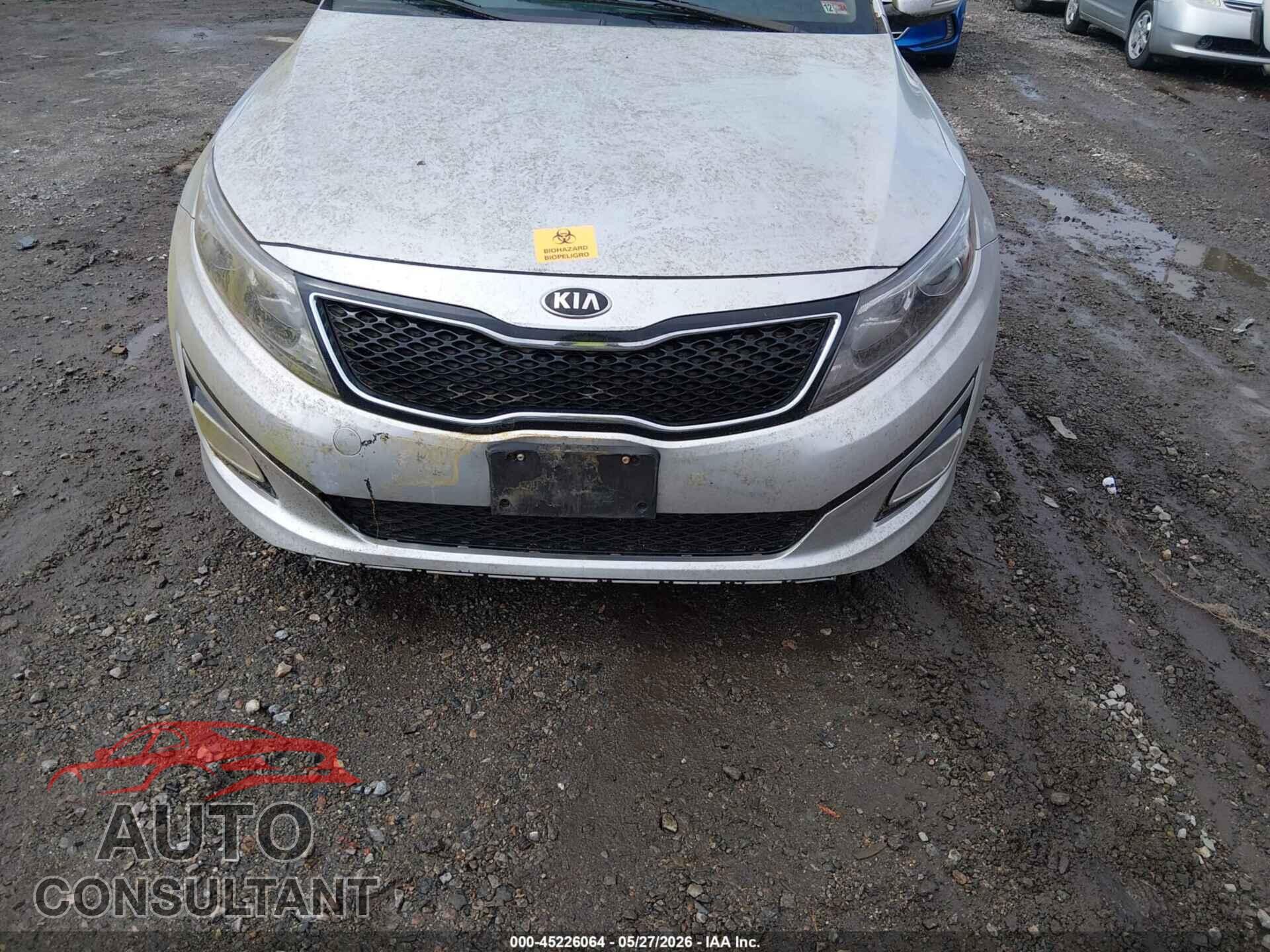 KIA OPTIMA 2014 - KNAGM4A70E5499444
