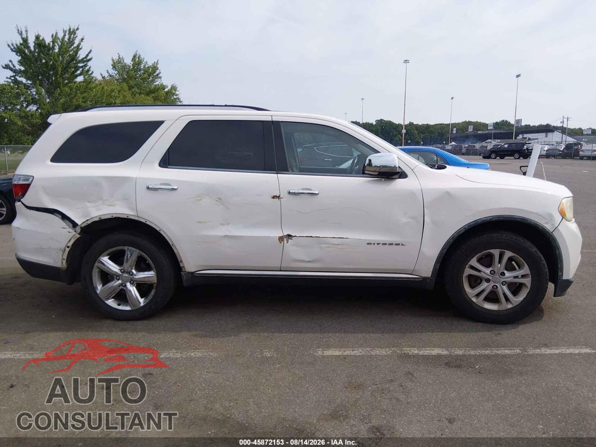 DODGE DURANGO 2012 - 1C4RDJEG1CC188327