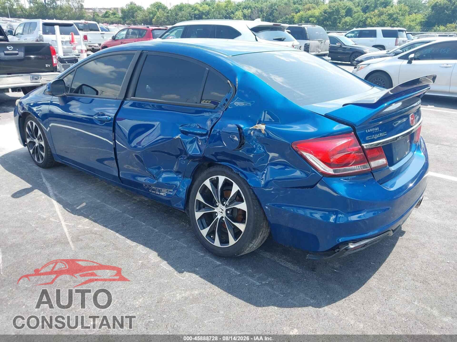 HONDA CIVIC 2013 - 2HGFB6E56DH704816
