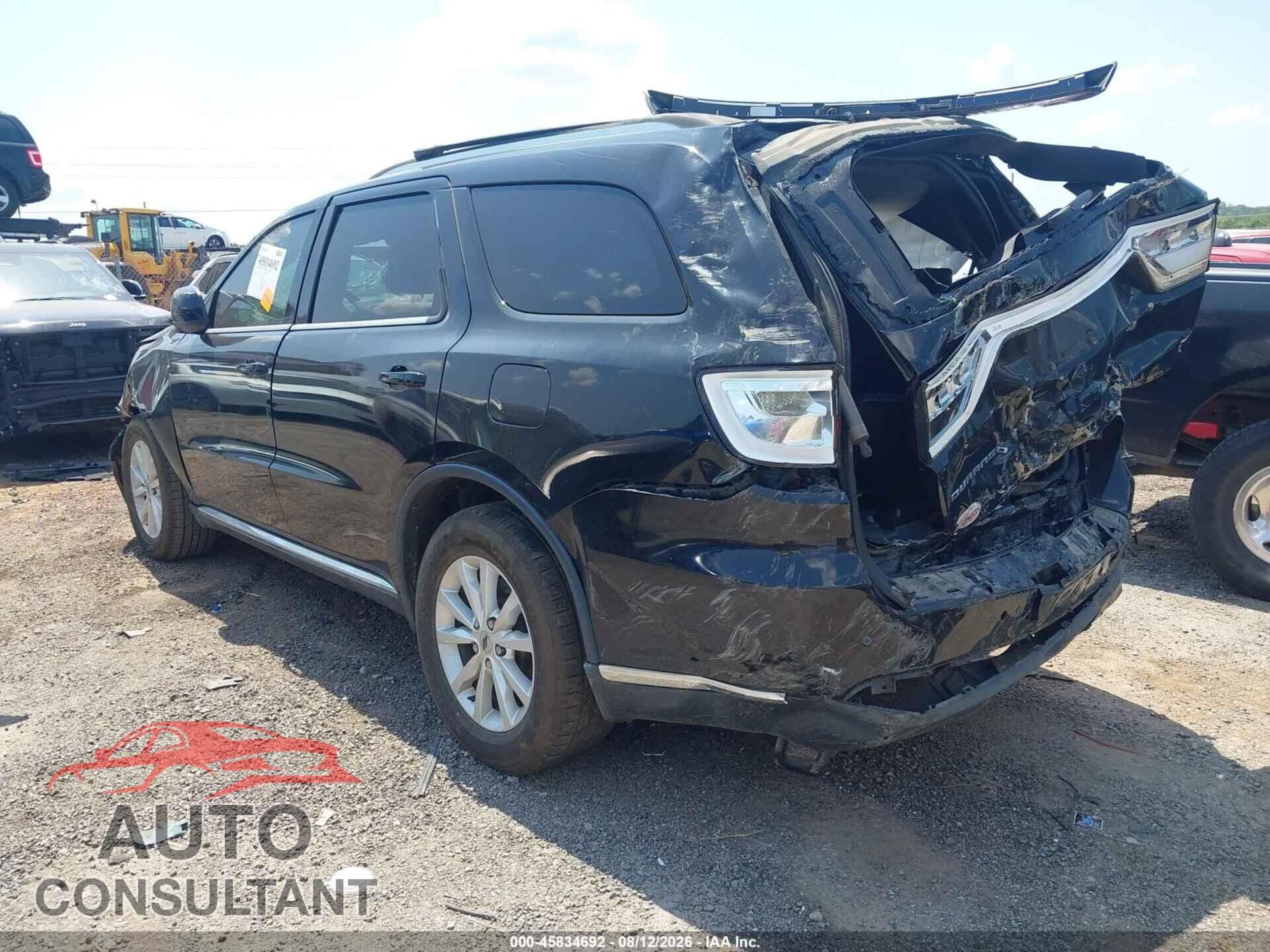 DODGE DURANGO 2019 - 1C4RDHAG3KC604634