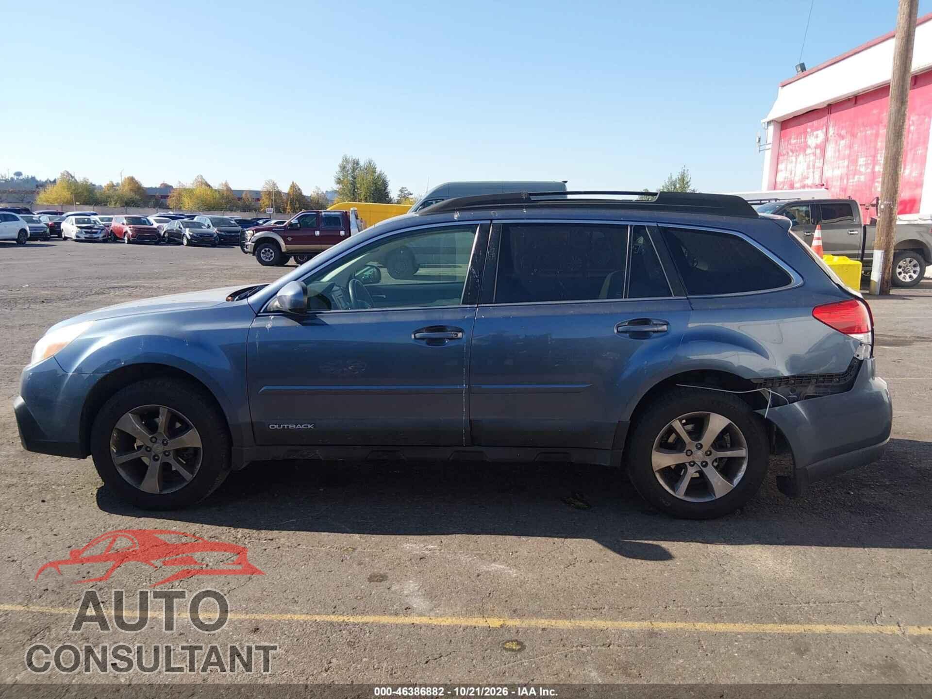 SUBARU OUTBACK 2013 - 4S4BRBKC4D3295069