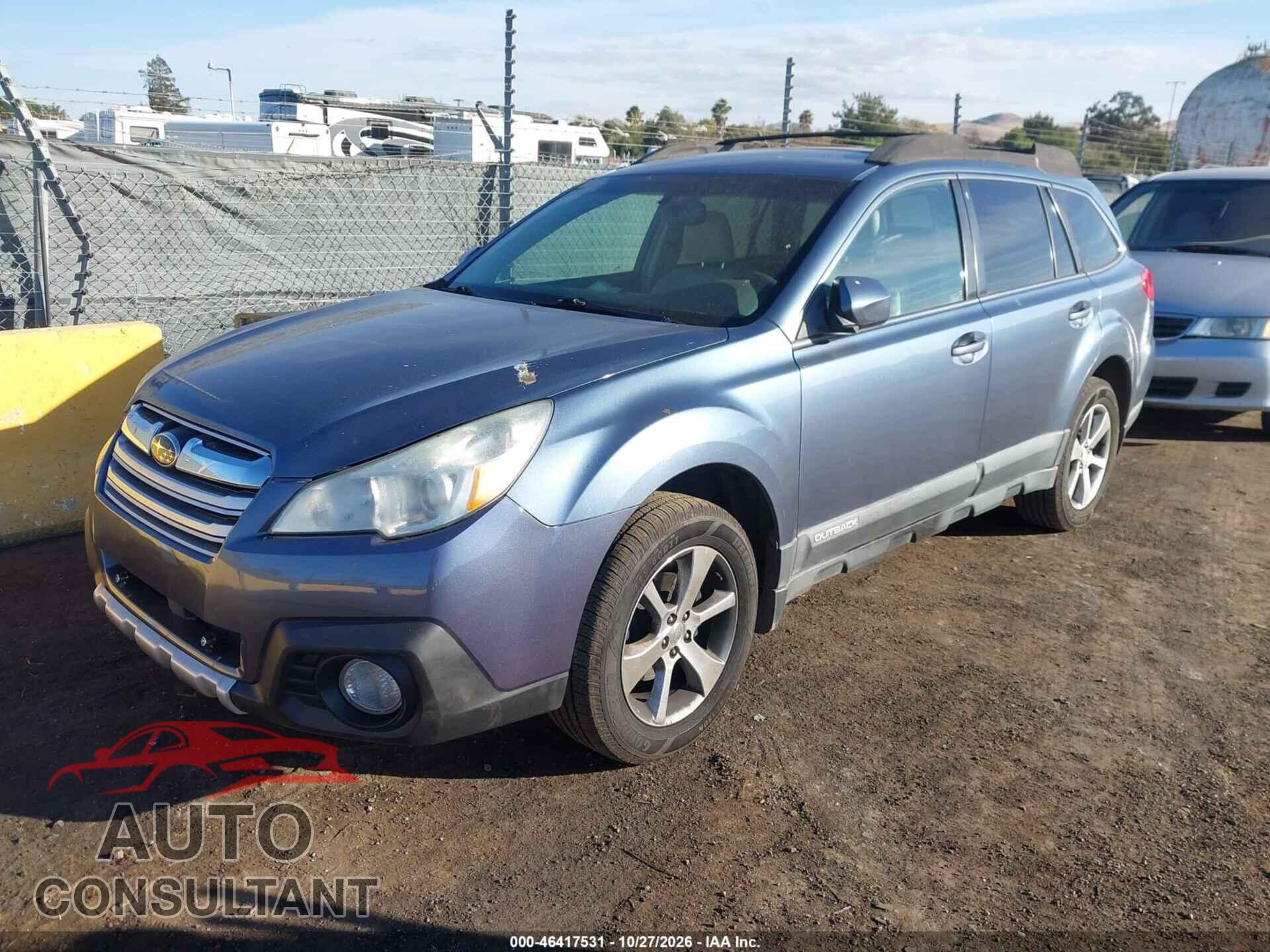 SUBARU OUTBACK 2013 - 4S4BRBLC0D3319351