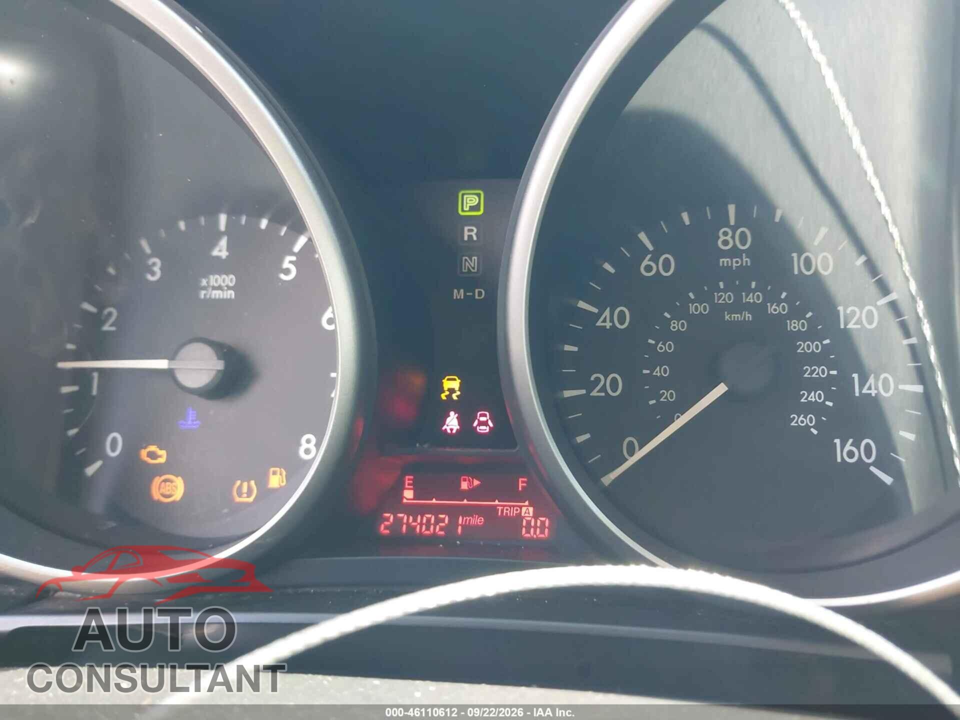 MAZDA MAZDA5 2013 - JM1CW2BL8D0161832