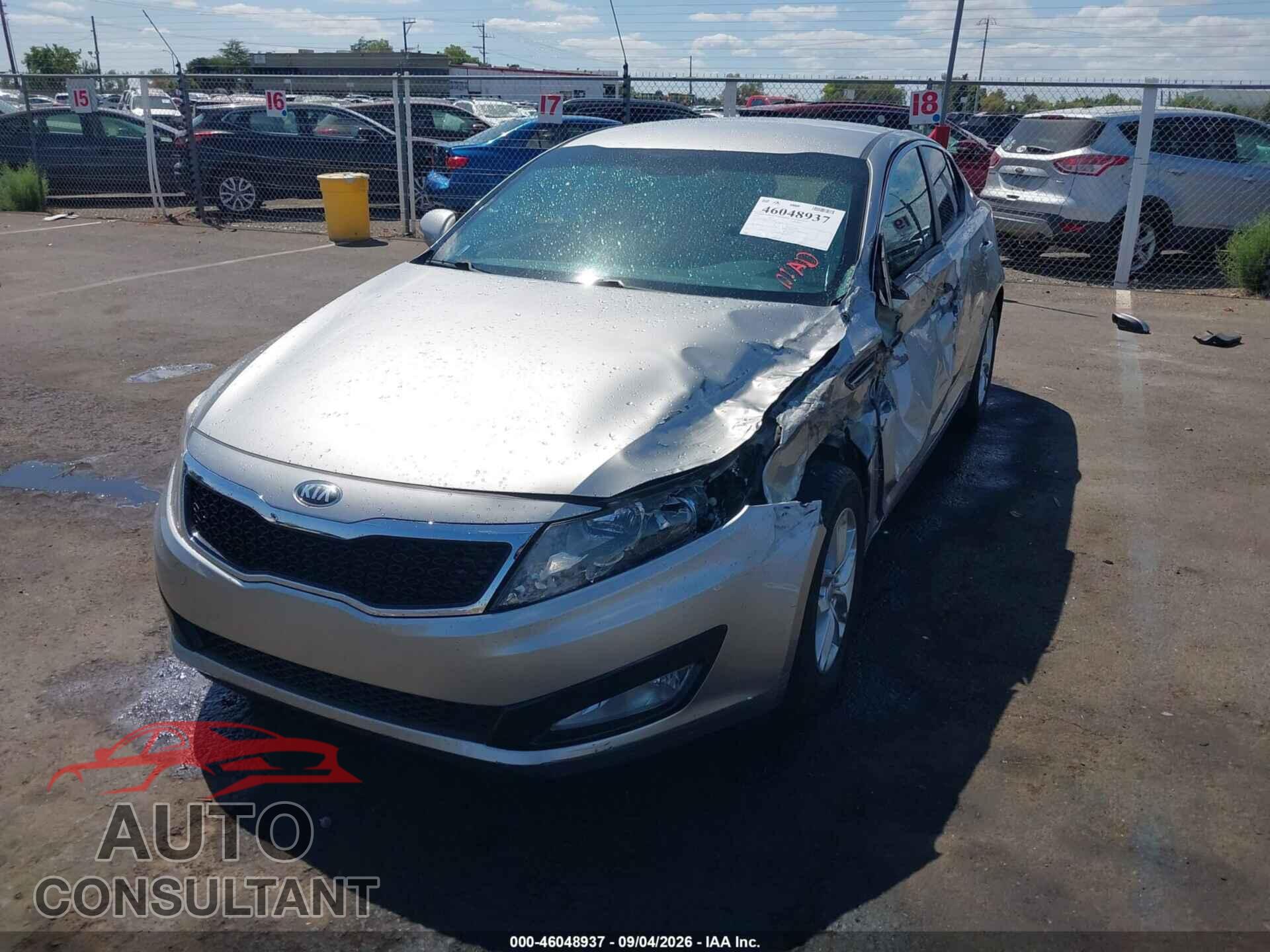 KIA OPTIMA 2013 - KNAGM4A73D5380043