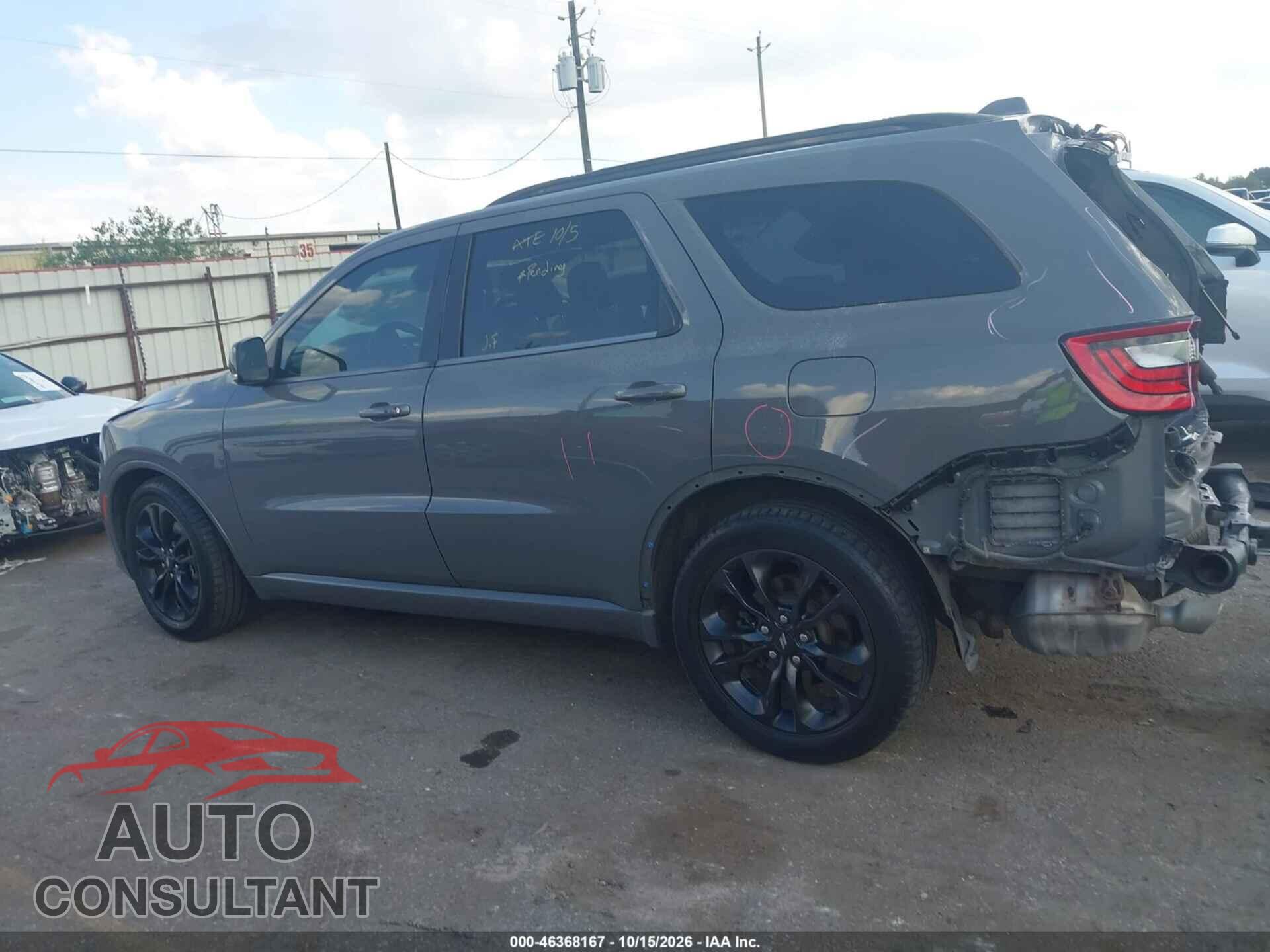 DODGE DURANGO 2021 - 1C4RDHDG6MC878327