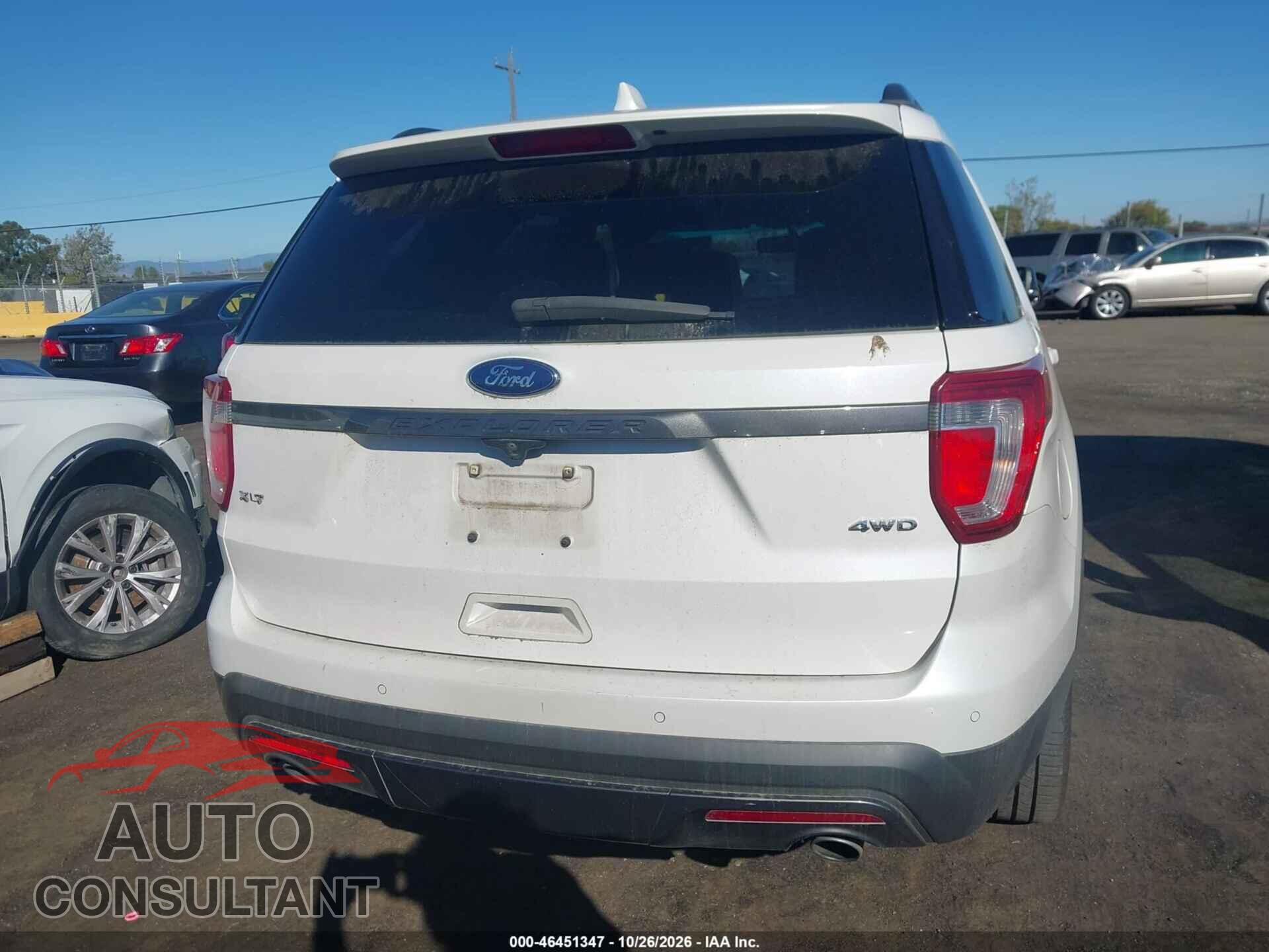 FORD EXPLORER 2017 - 1FM5K8D88HGA04018