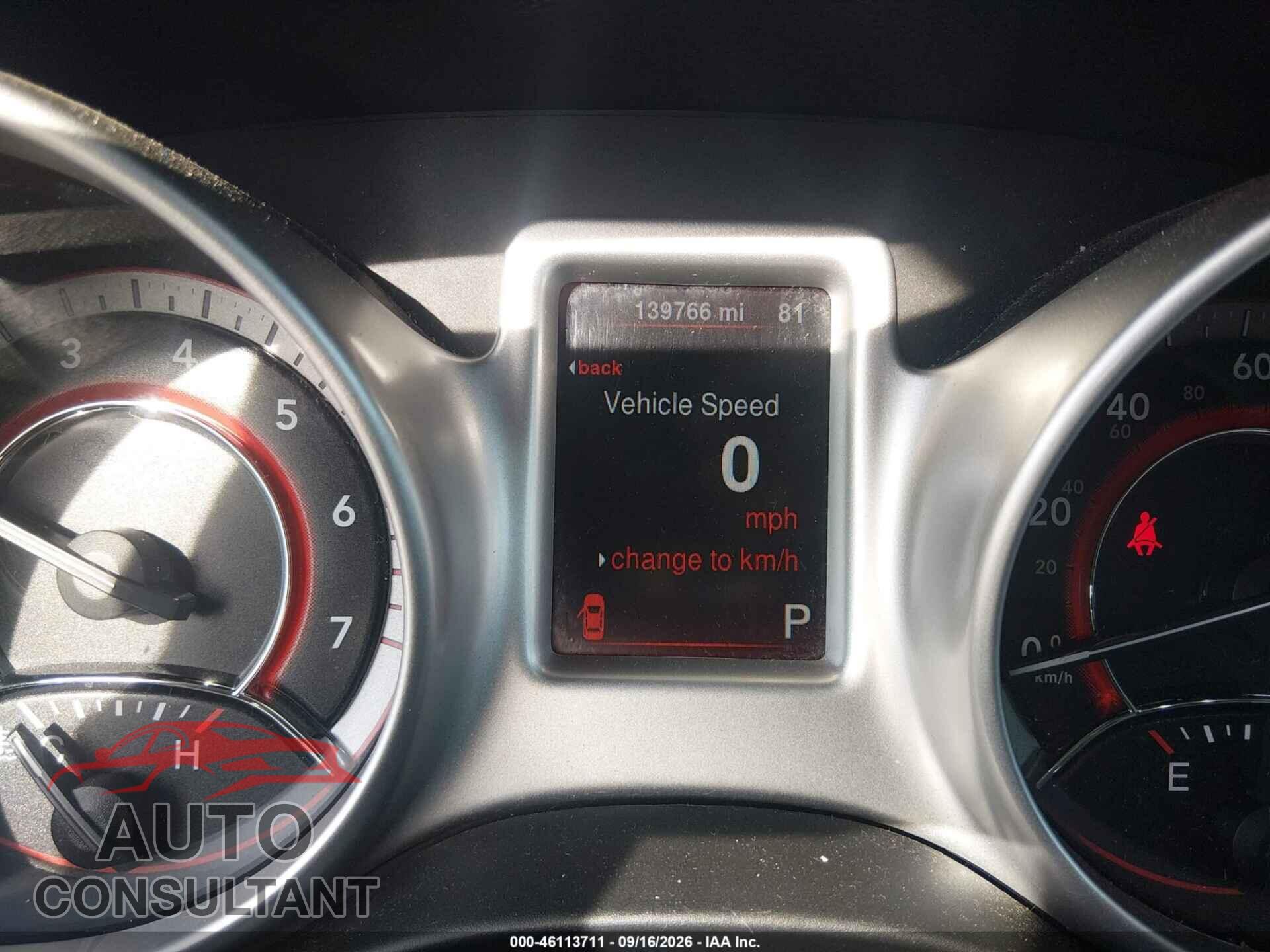 DODGE JOURNEY 2015 - 3C4PDCBB3FT736767