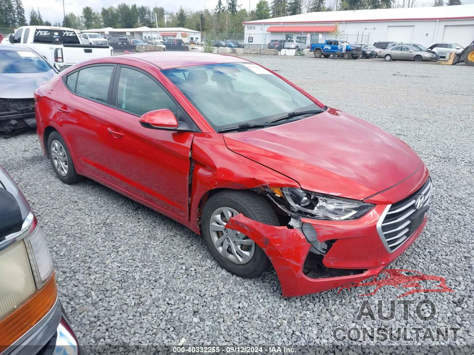 HYUNDAI ELANTRA 2017 - 5NPD74LF1HH154770