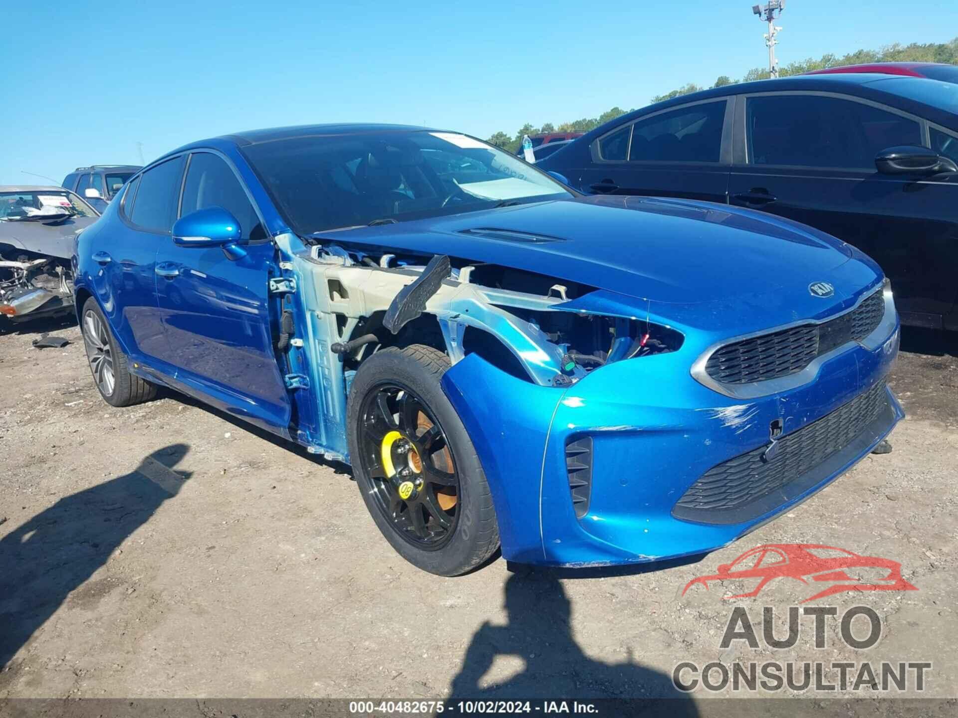 KIA STINGER 2019 - KNAE25LA7K6047427