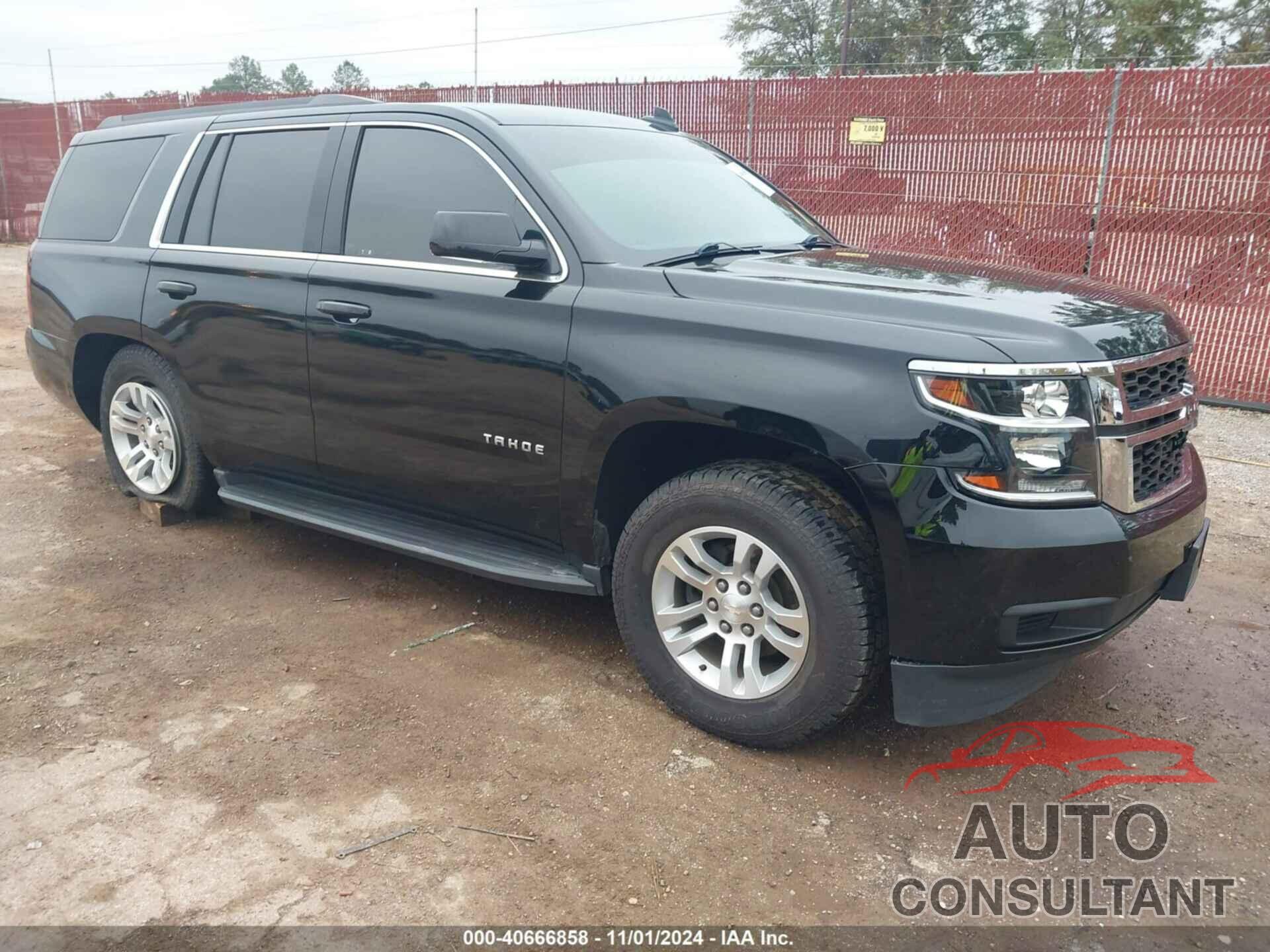 CHEVROLET TAHOE 2019 - 1GNSCAKC2KR348403