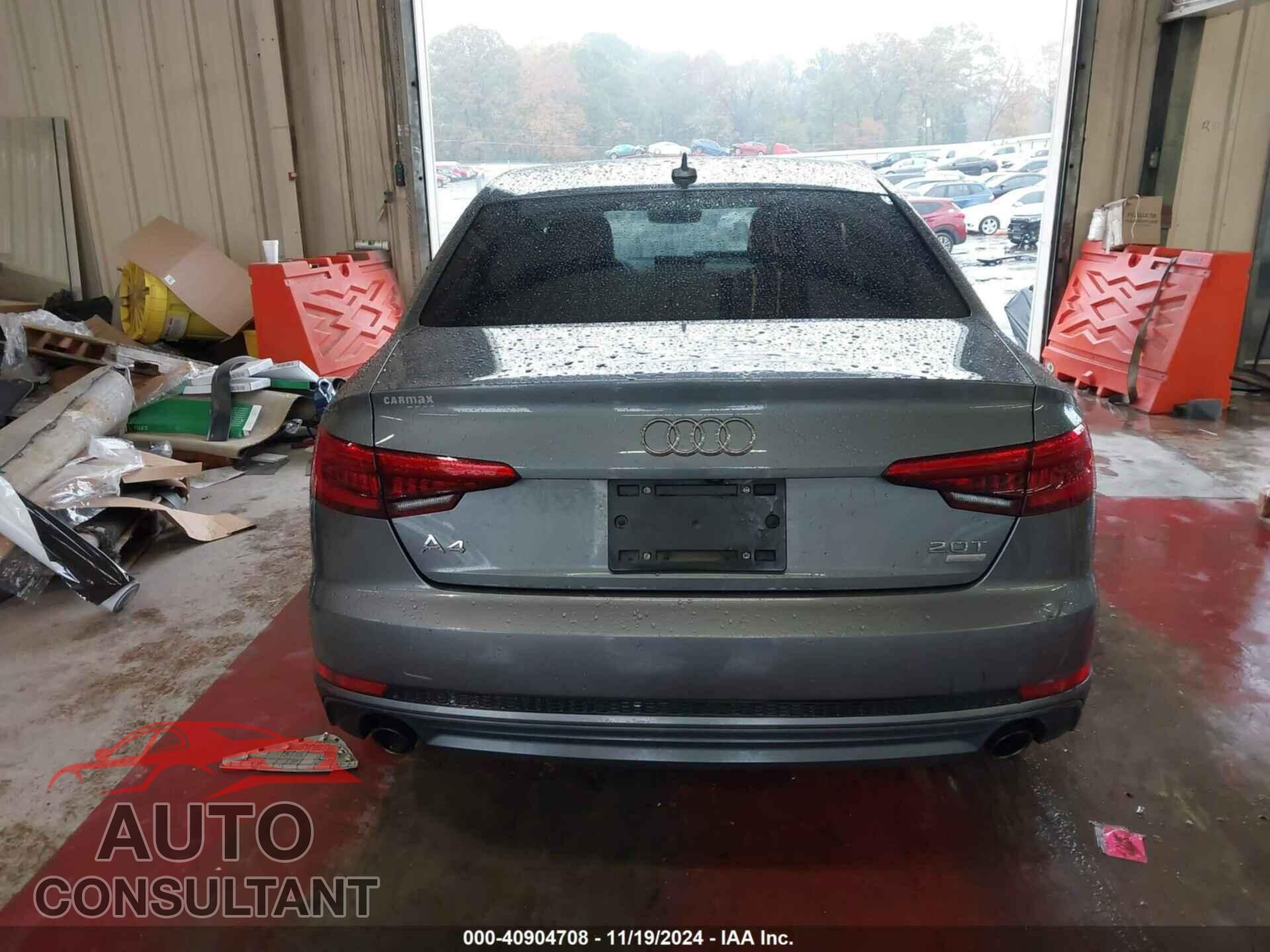 AUDI A4 2017 - WAUKMAF44HN056919