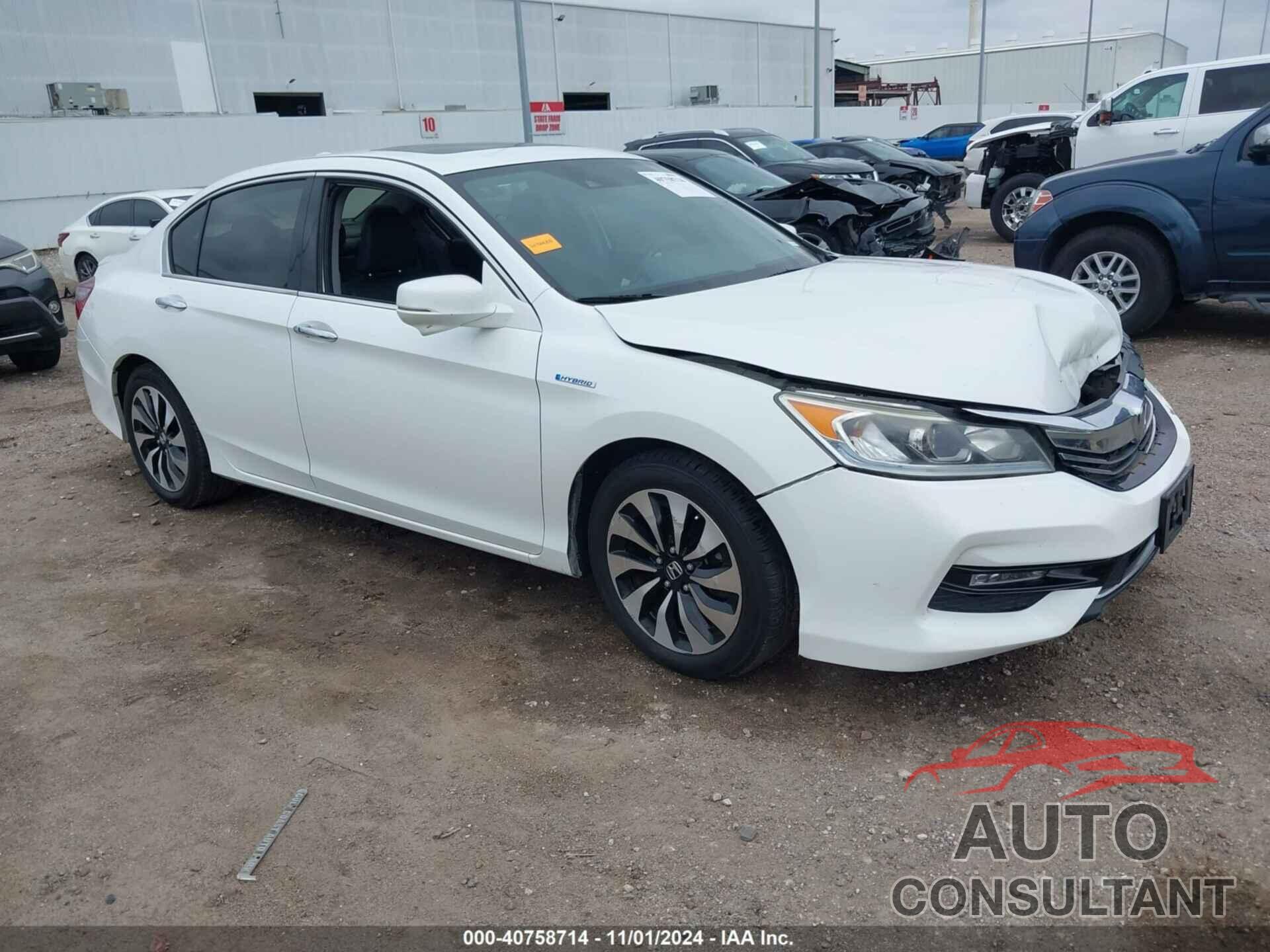 HONDA ACCORD HYBRID 2017 - JHMCR6F53HC023628