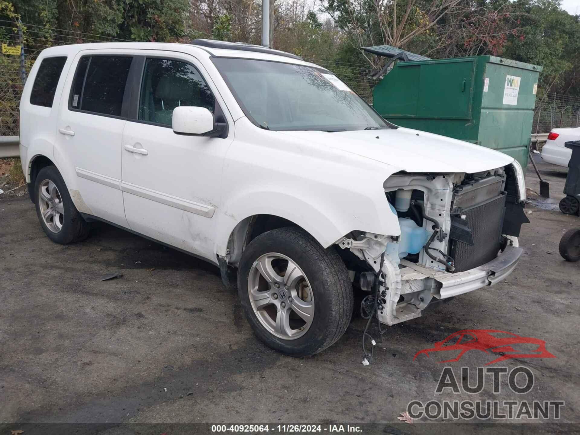 HONDA PILOT 2015 - 5FNYF3H6XFB006734