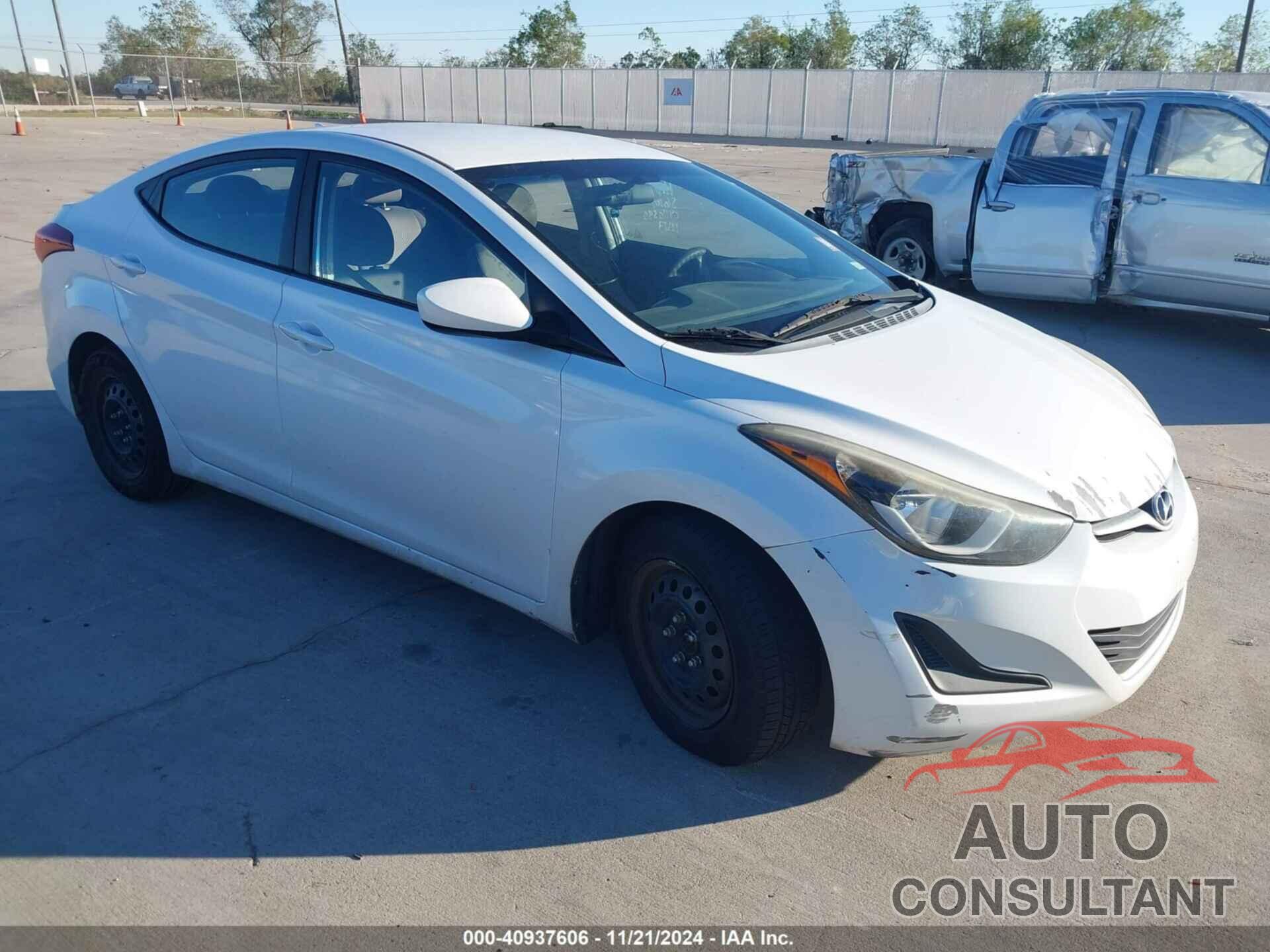 HYUNDAI ELANTRA 2016 - 5NPDH4AEXGH741135