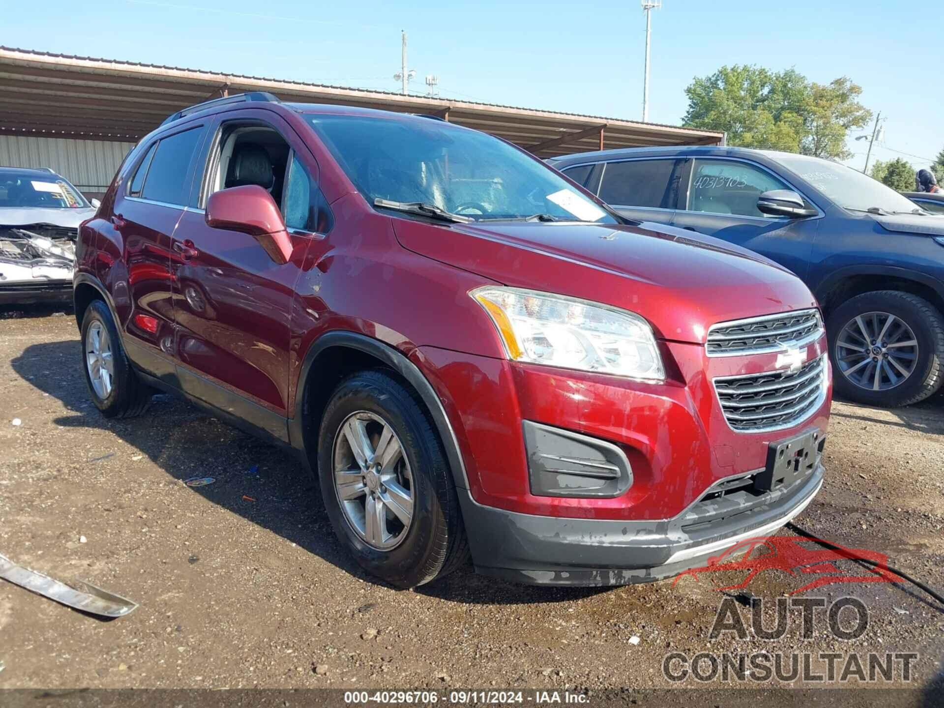 CHEVROLET TRAX 2016 - 3GNCJLSB6GL245920