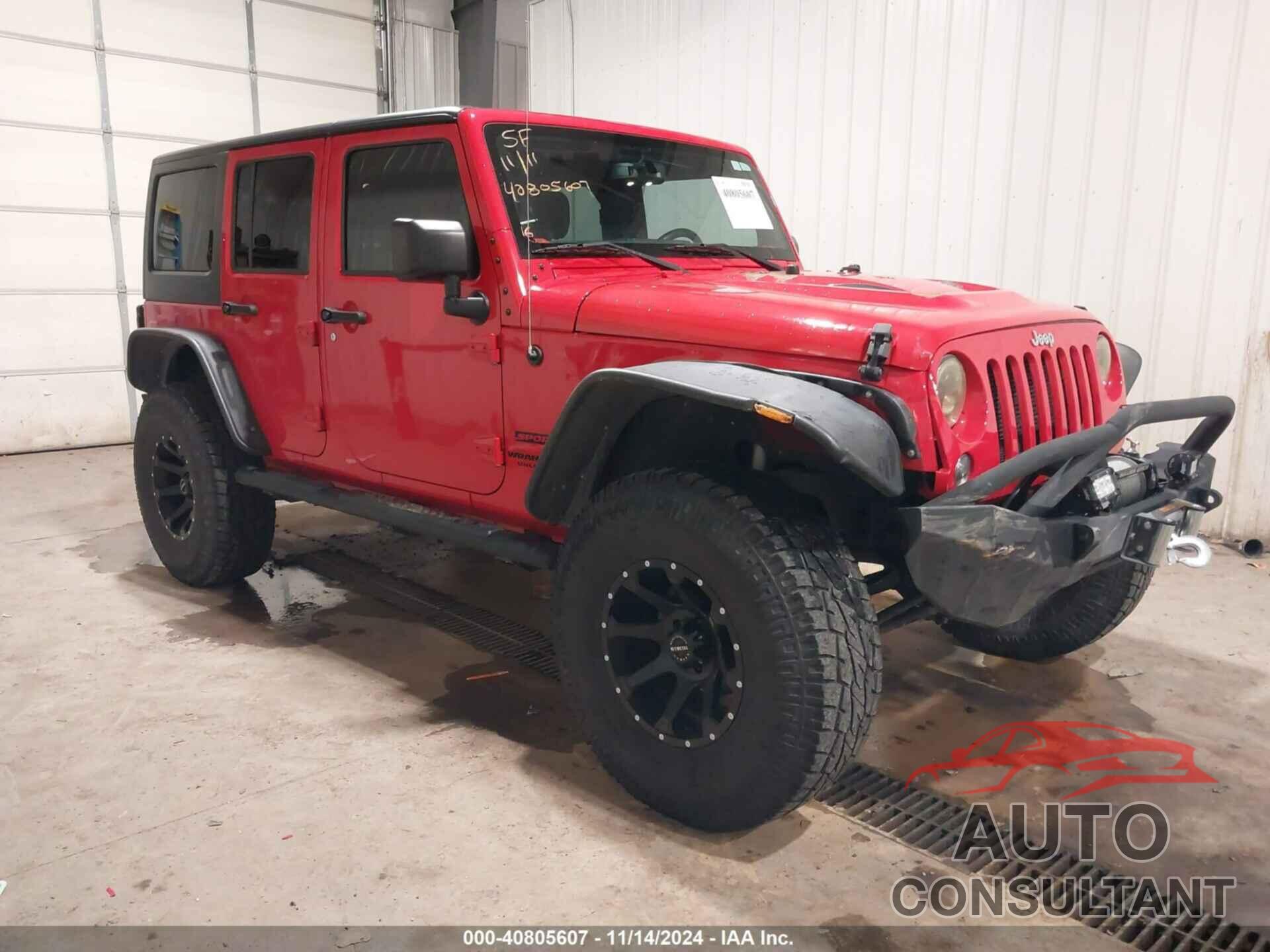 JEEP WRANGLER UNLIMITED 2016 - 1C4BJWDG8GL166209