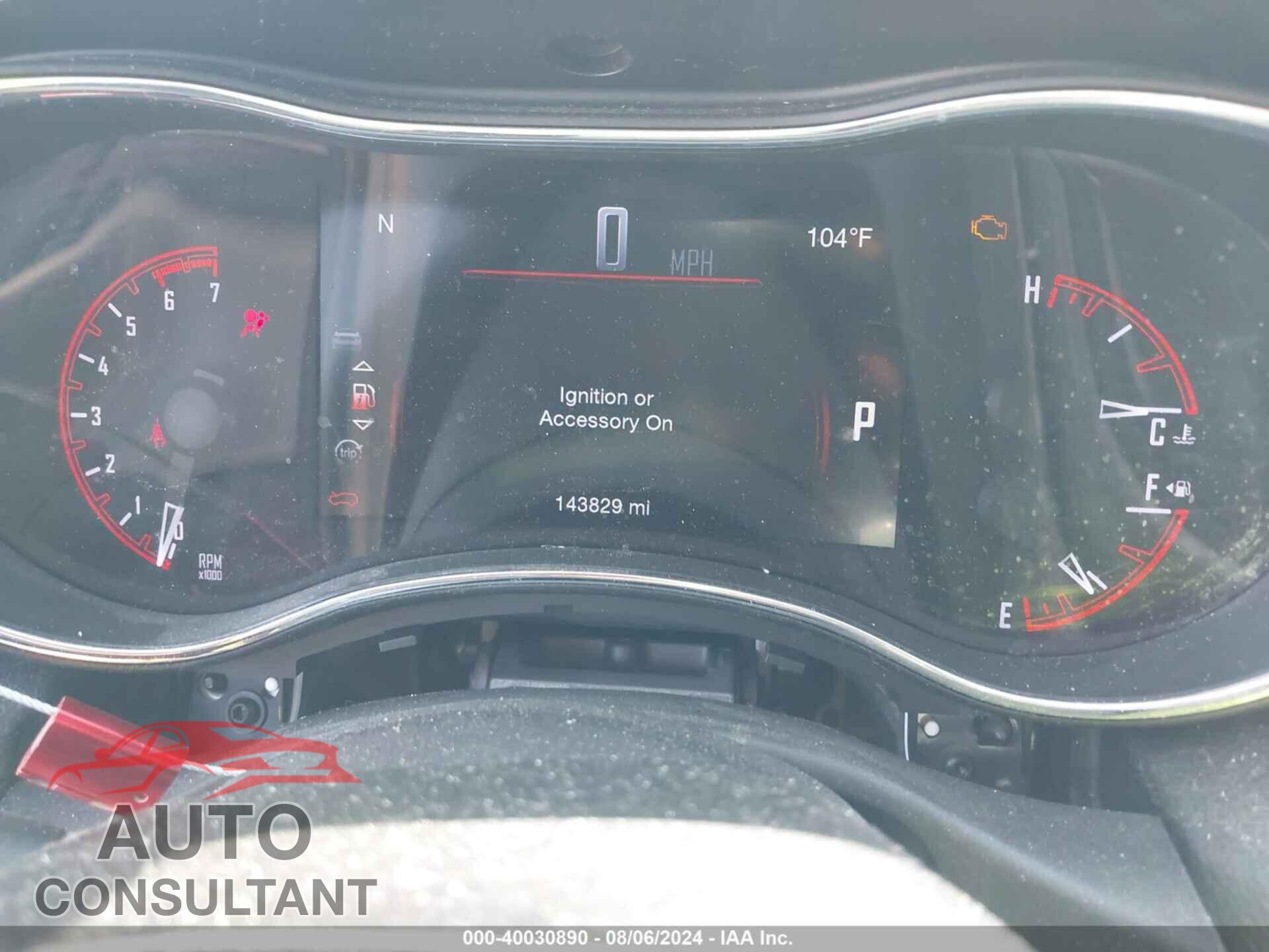 DODGE DURANGO 2017 - 1C4SDHCT2HC883580