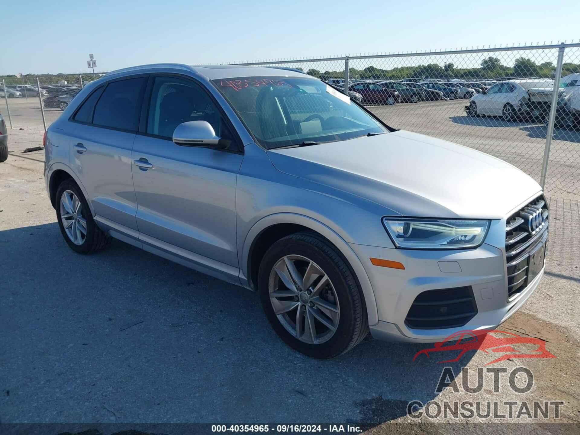 AUDI Q3 2017 - WA1BCCFS5HR015377