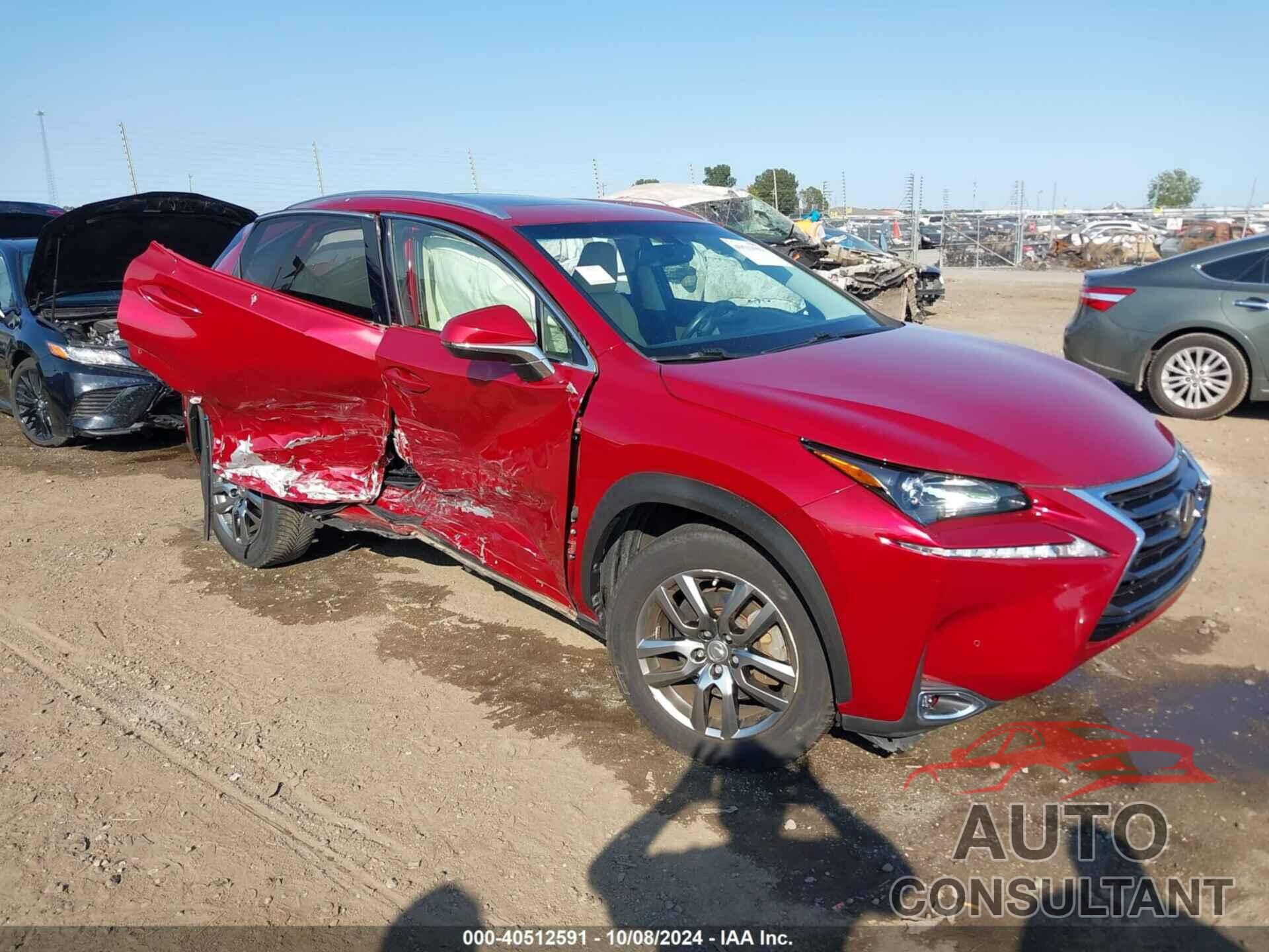 LEXUS NX 200T 2016 - JTJYARBZ3G2043629