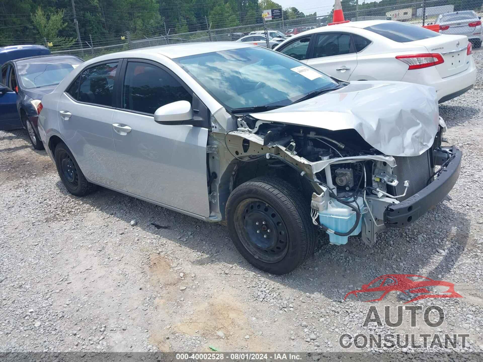 TOYOTA COROLLA 2018 - 2T1BURHE6JC984747