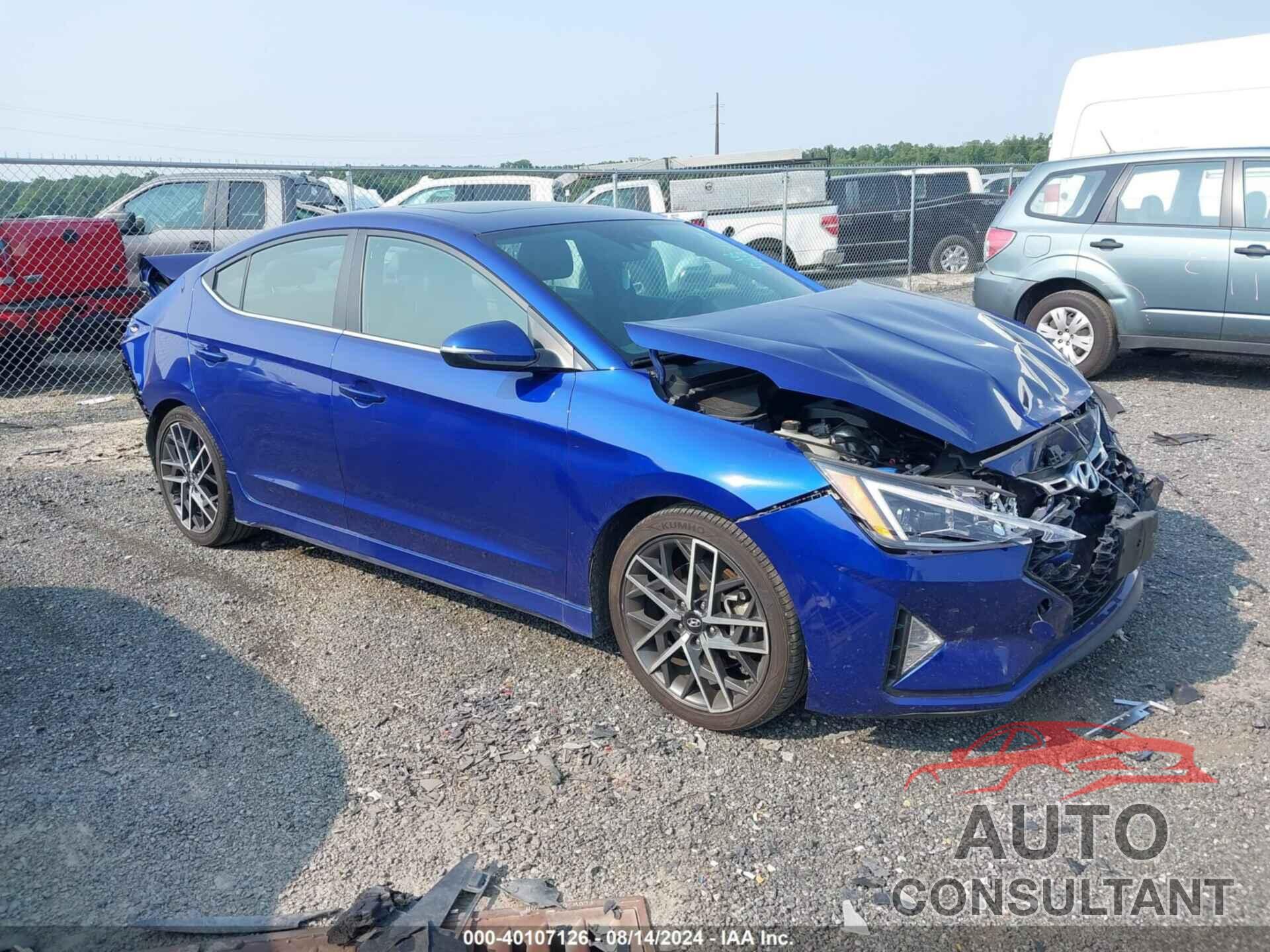 HYUNDAI ELANTRA 2020 - KMHD04LB8LU029423