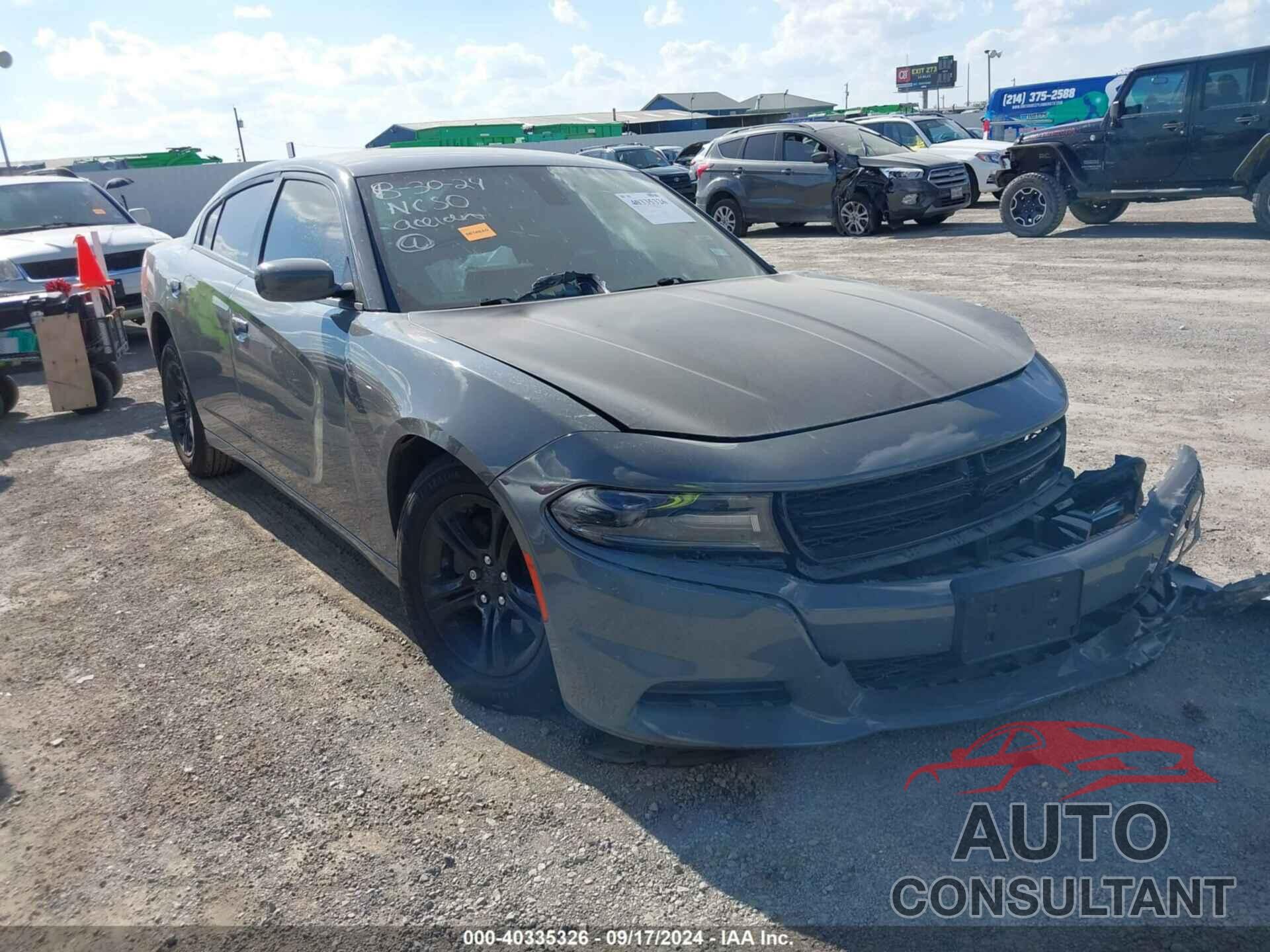 DODGE CHARGER 2019 - 2C3CDXBG7KH707524
