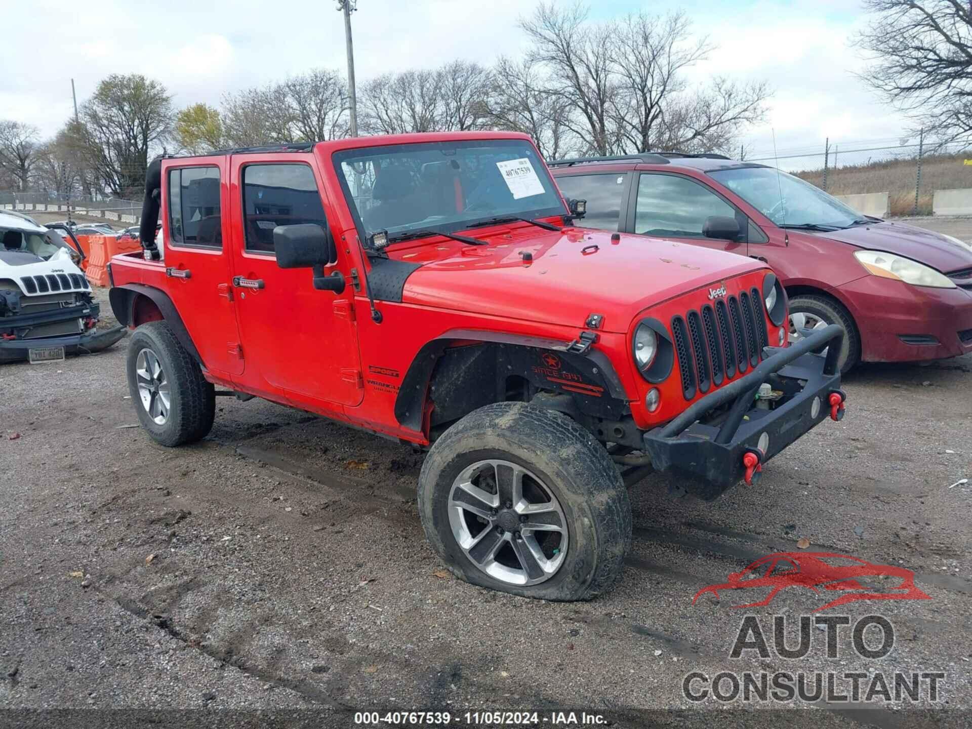 JEEP WRANGLER UNLIMITED 2017 - 1C4HJWDG9HL551094