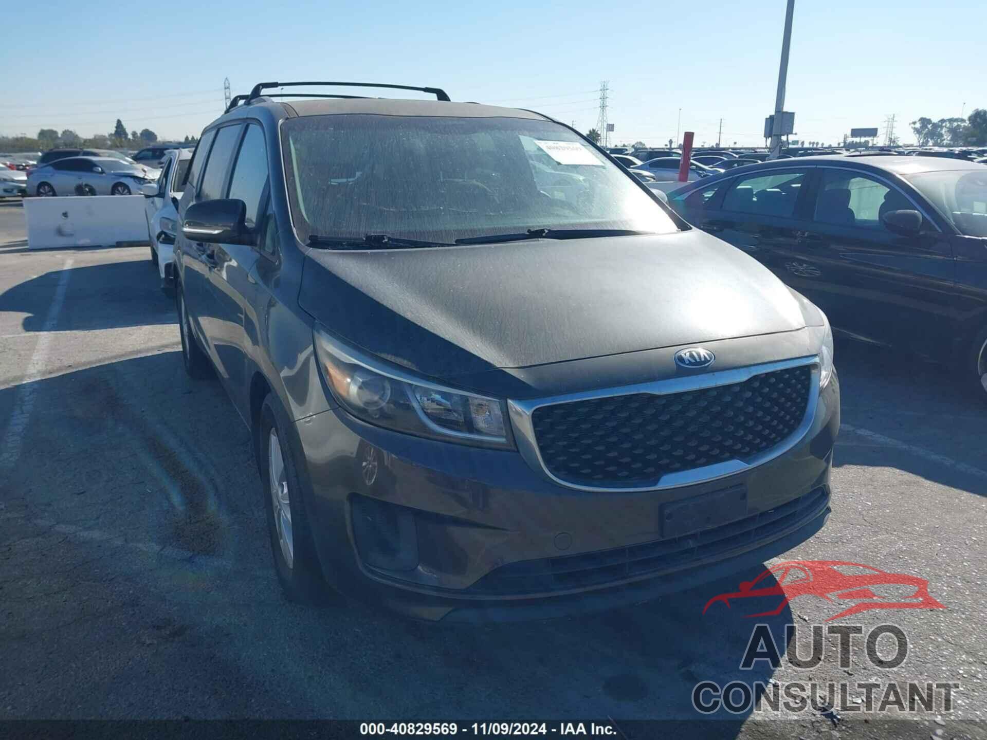 KIA SEDONA 2016 - KNDMB5C11G6167908