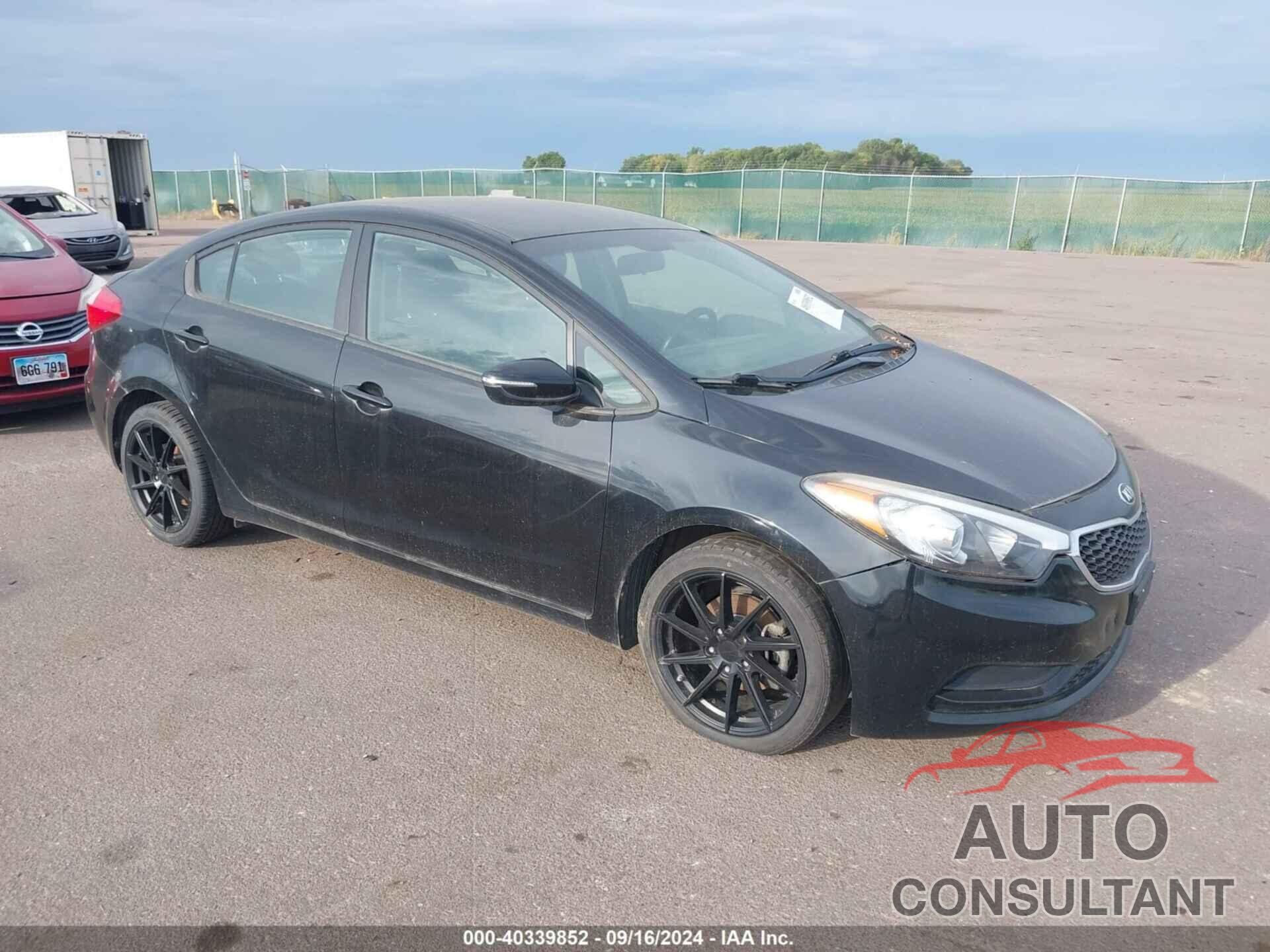 KIA FORTE 2016 - KNAFX4A63G5537908