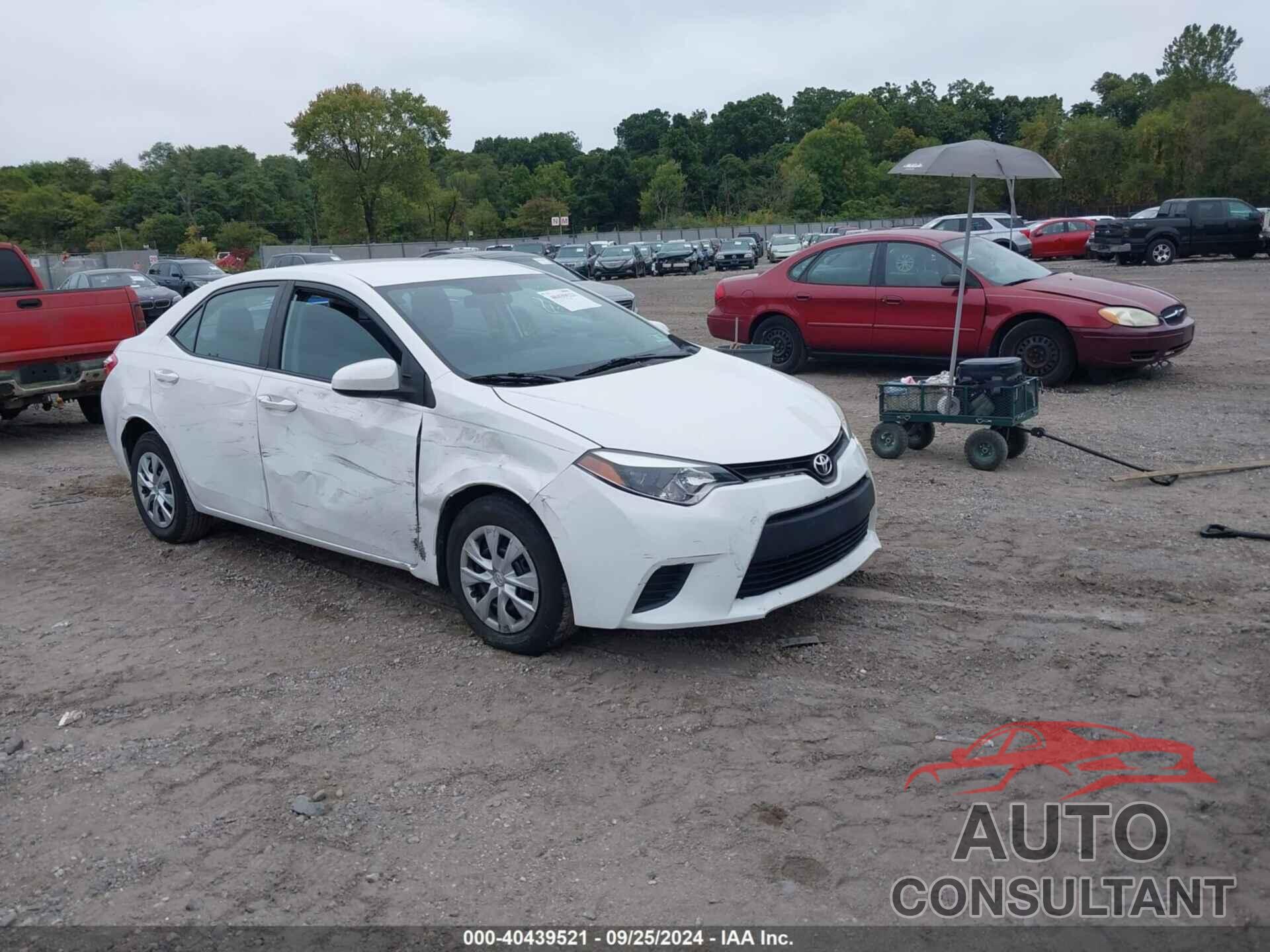TOYOTA COROLLA 2016 - 2T1BURHE3GC567899