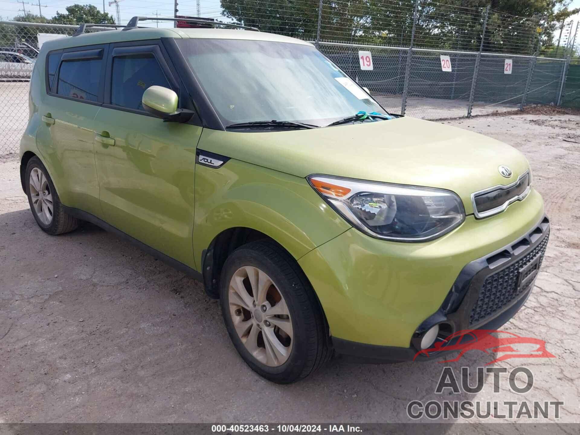 KIA SOUL 2016 - KNDJP3A58G7854845