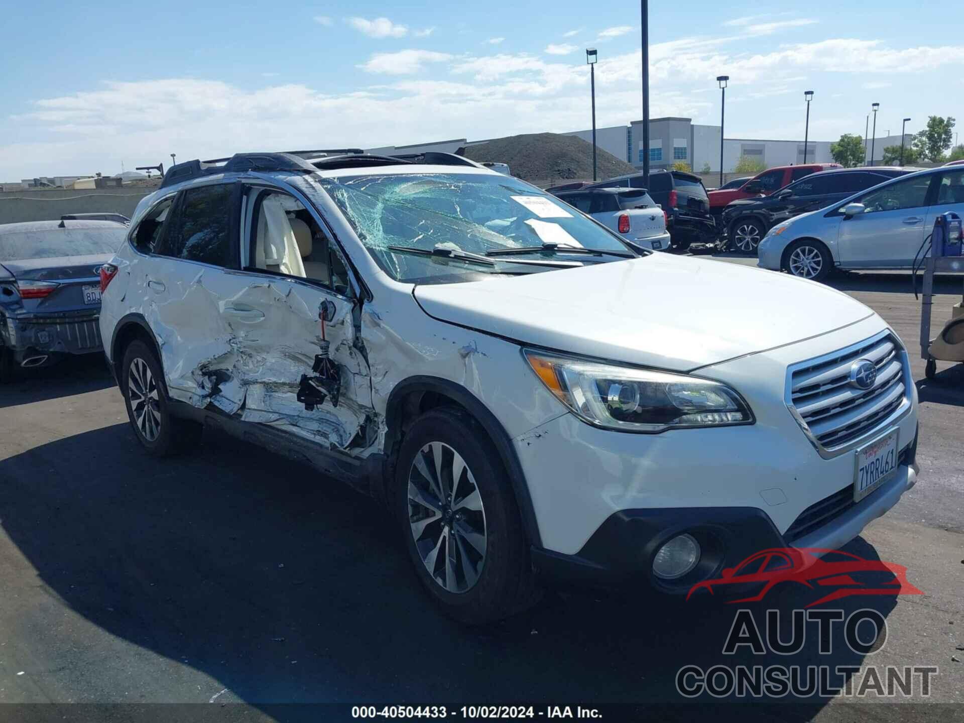 SUBARU OUTBACK 2017 - 4S4BSANC2H3381089