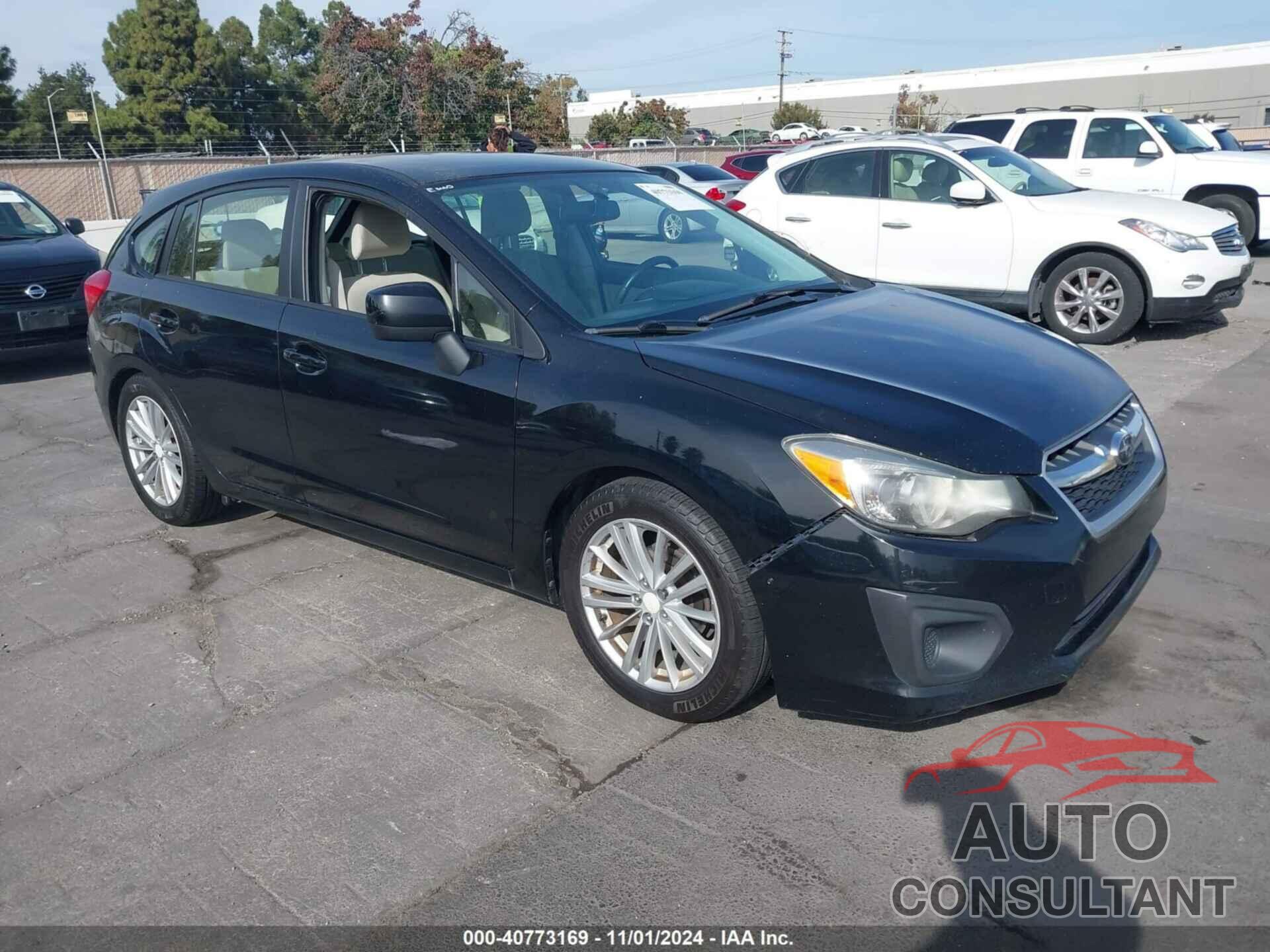 SUBARU IMPREZA 2012 - JF1GPAE62CH207739