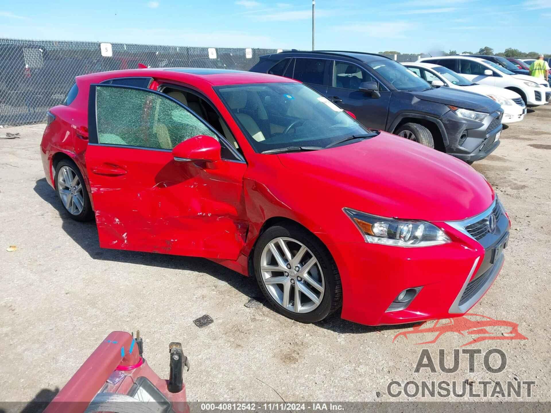 LEXUS CT 200H 2015 - JTHKD5BH7F2221085
