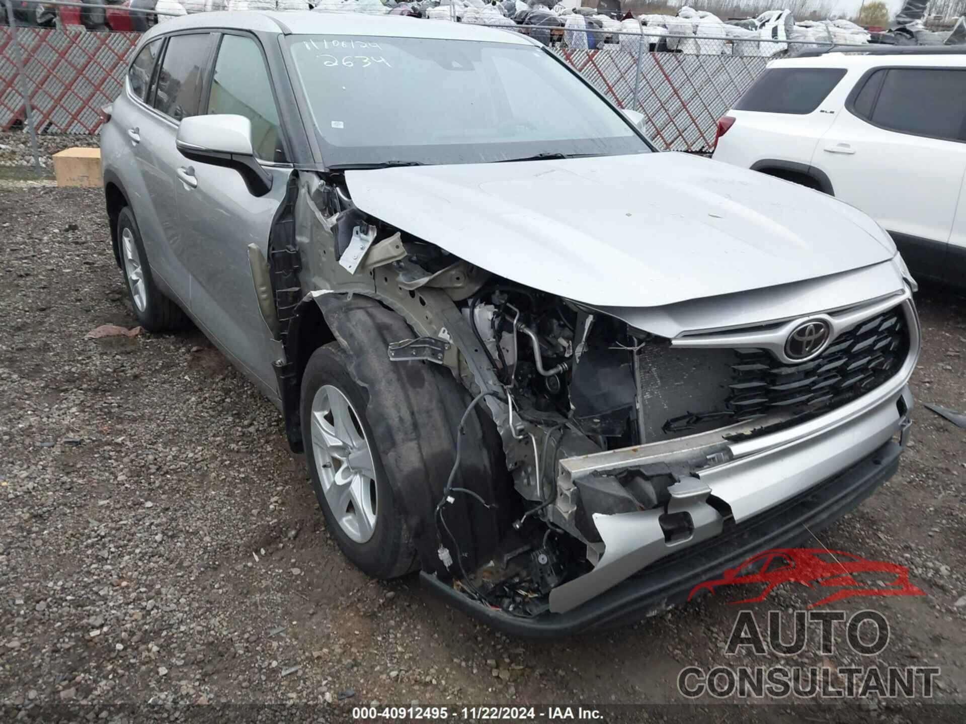 TOYOTA HIGHLANDER 2021 - 5TDBZRBH0MS102634