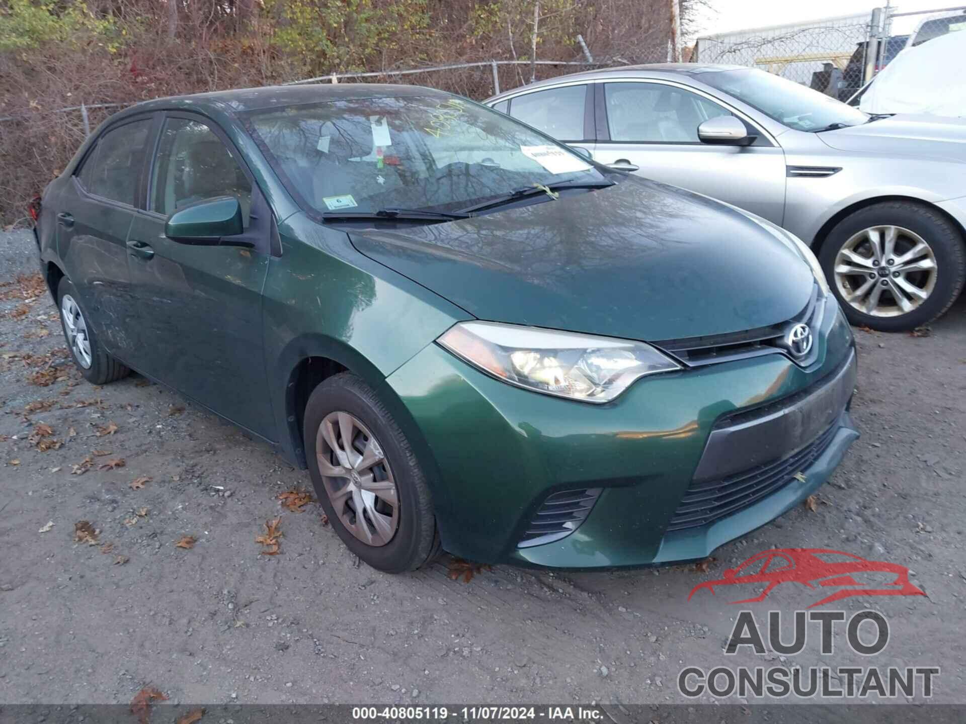 TOYOTA COROLLA 2016 - 2T1BPRHEXGC615793