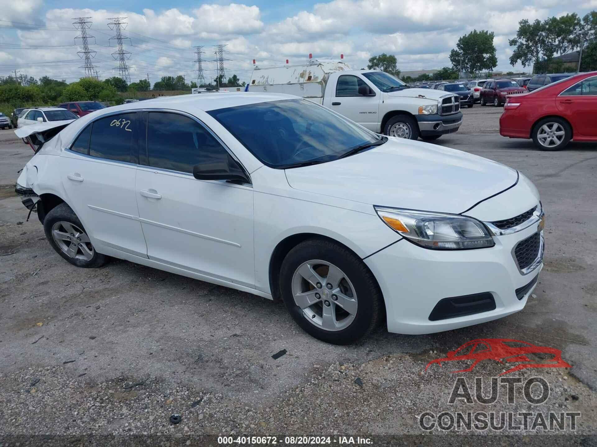 CHEVROLET MALIBU 2015 - 1G11B5SLXFF313610